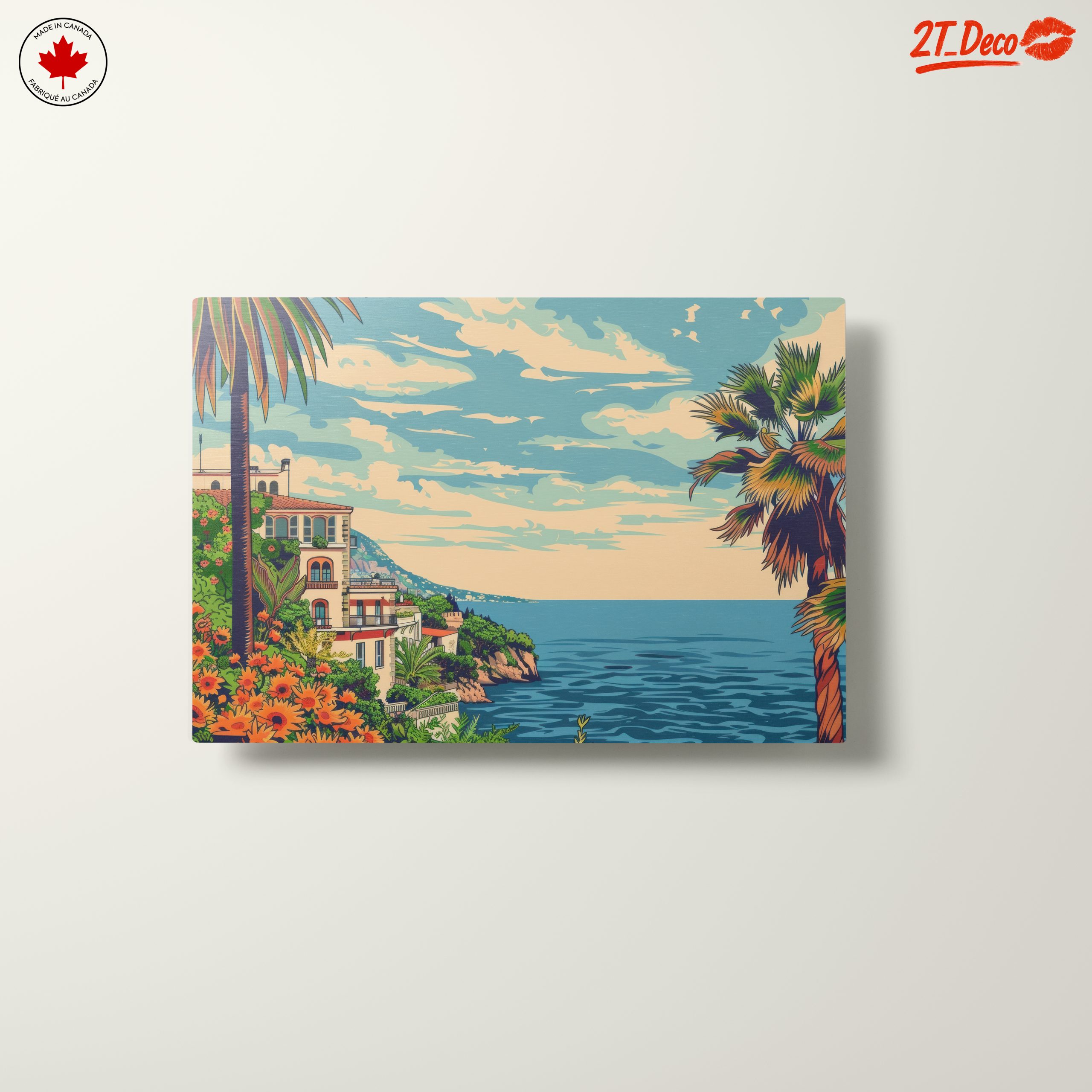 Serene Coastal Landscape with Tropical Palms - Image 10
