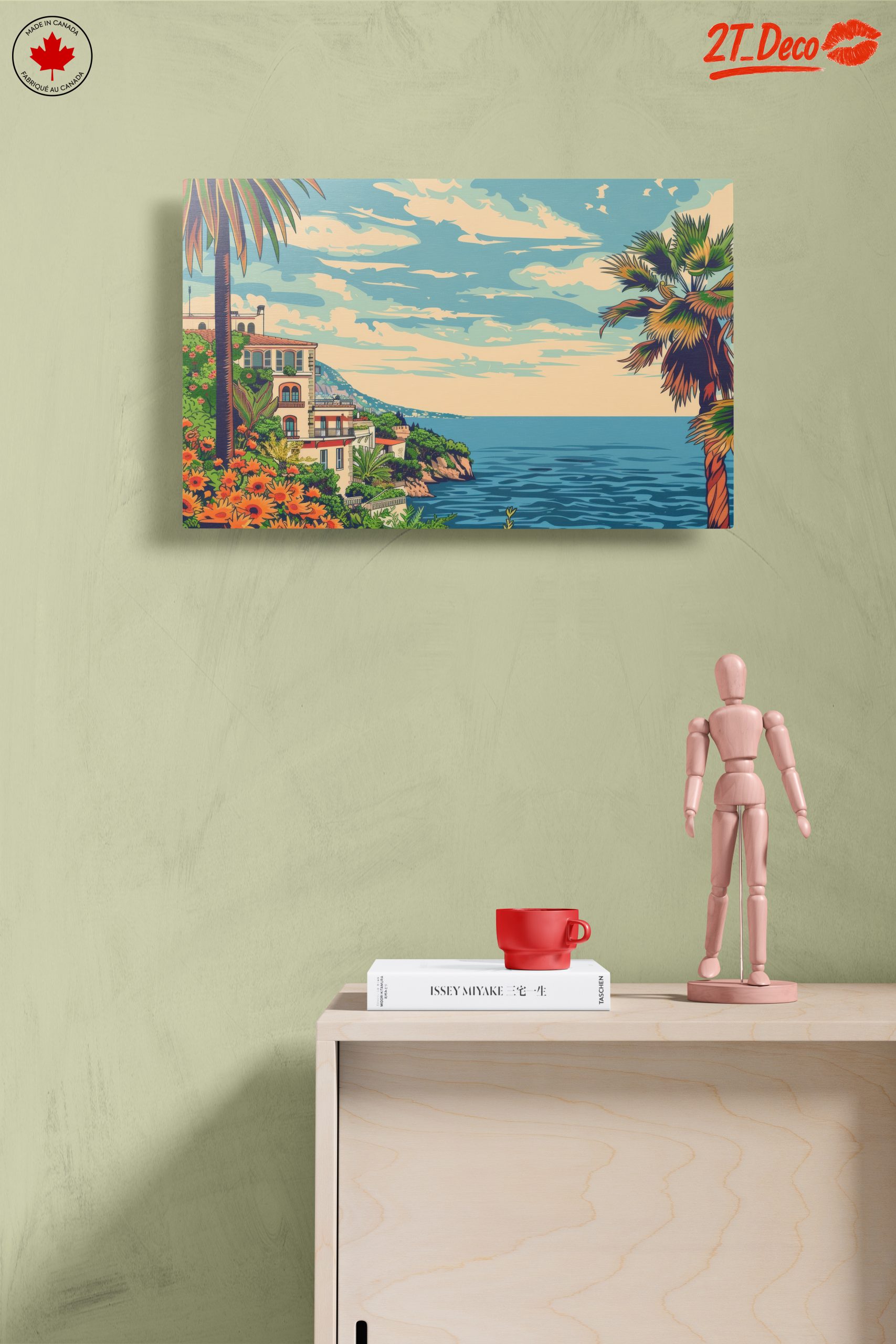 Serene Coastal Landscape with Tropical Palms - Image 14