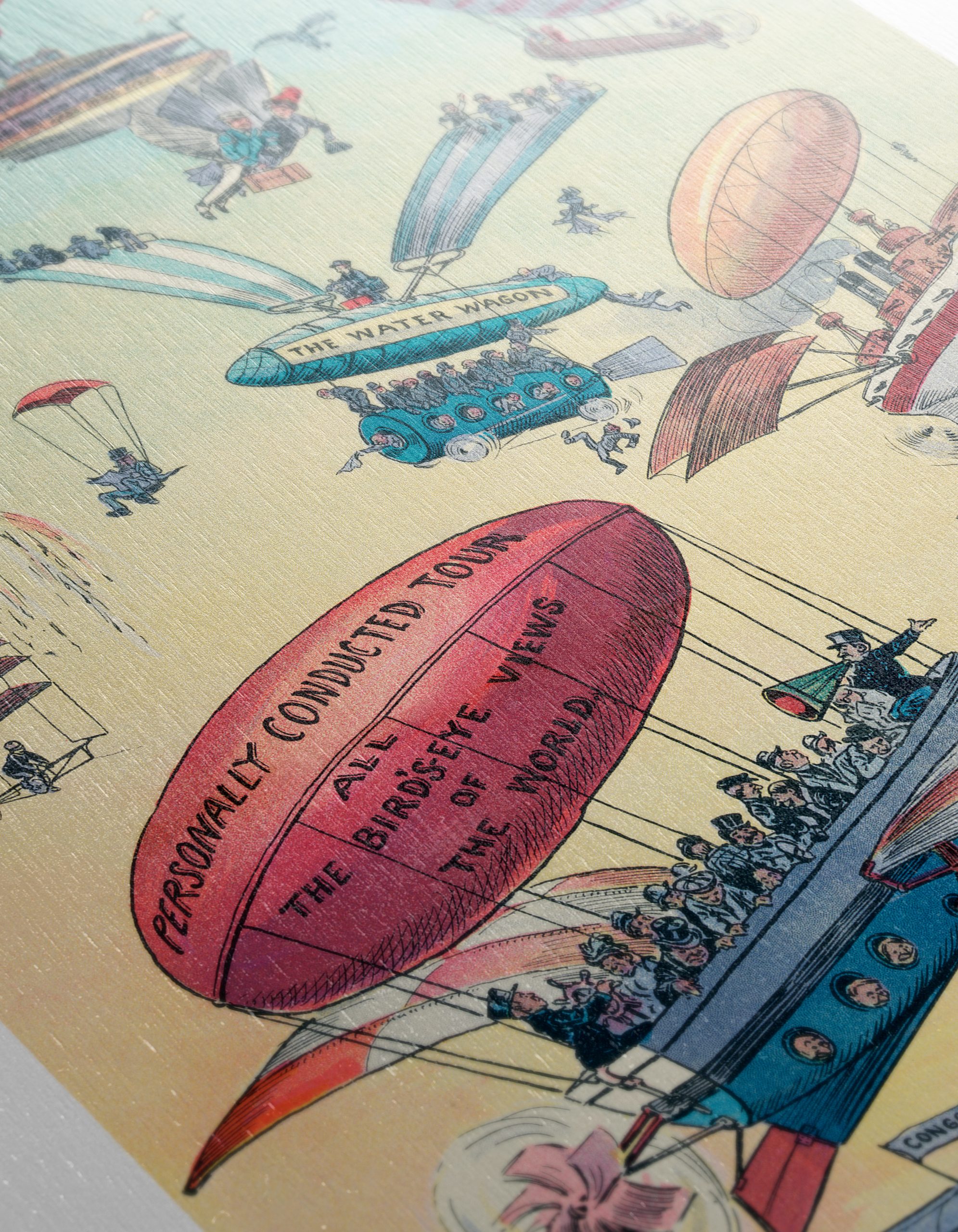 Whimsical Vintage Flight Illustrations - Image 12