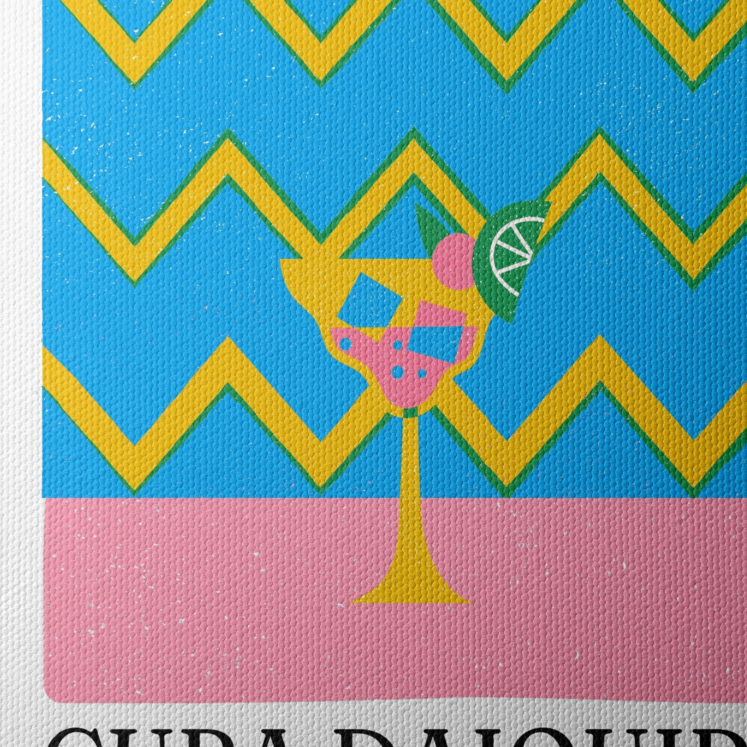 Cuba Daiquiri Cocktail Art - Image 4