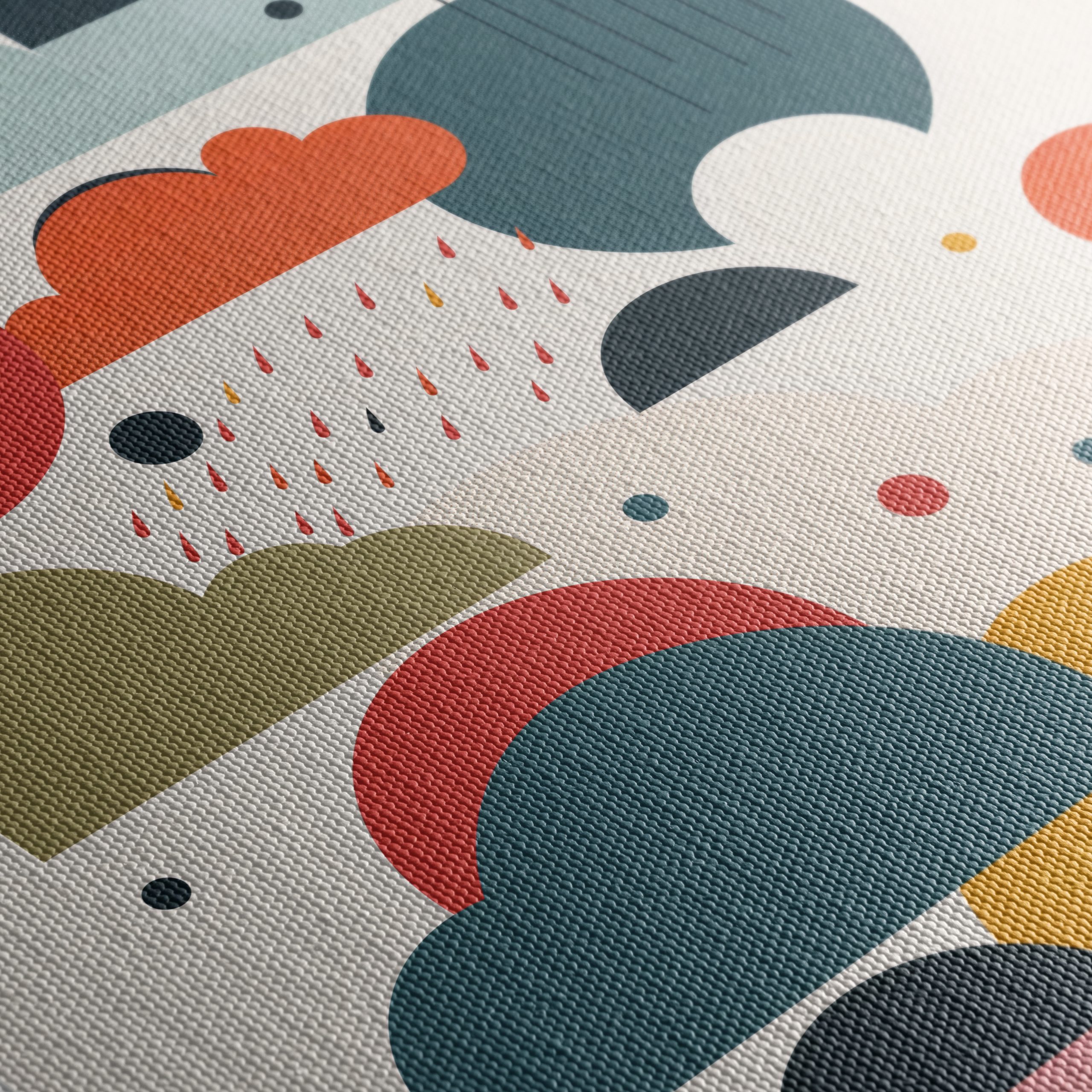 Colorful Abstract Cloud Artwork for Modern Spaces - Image 5