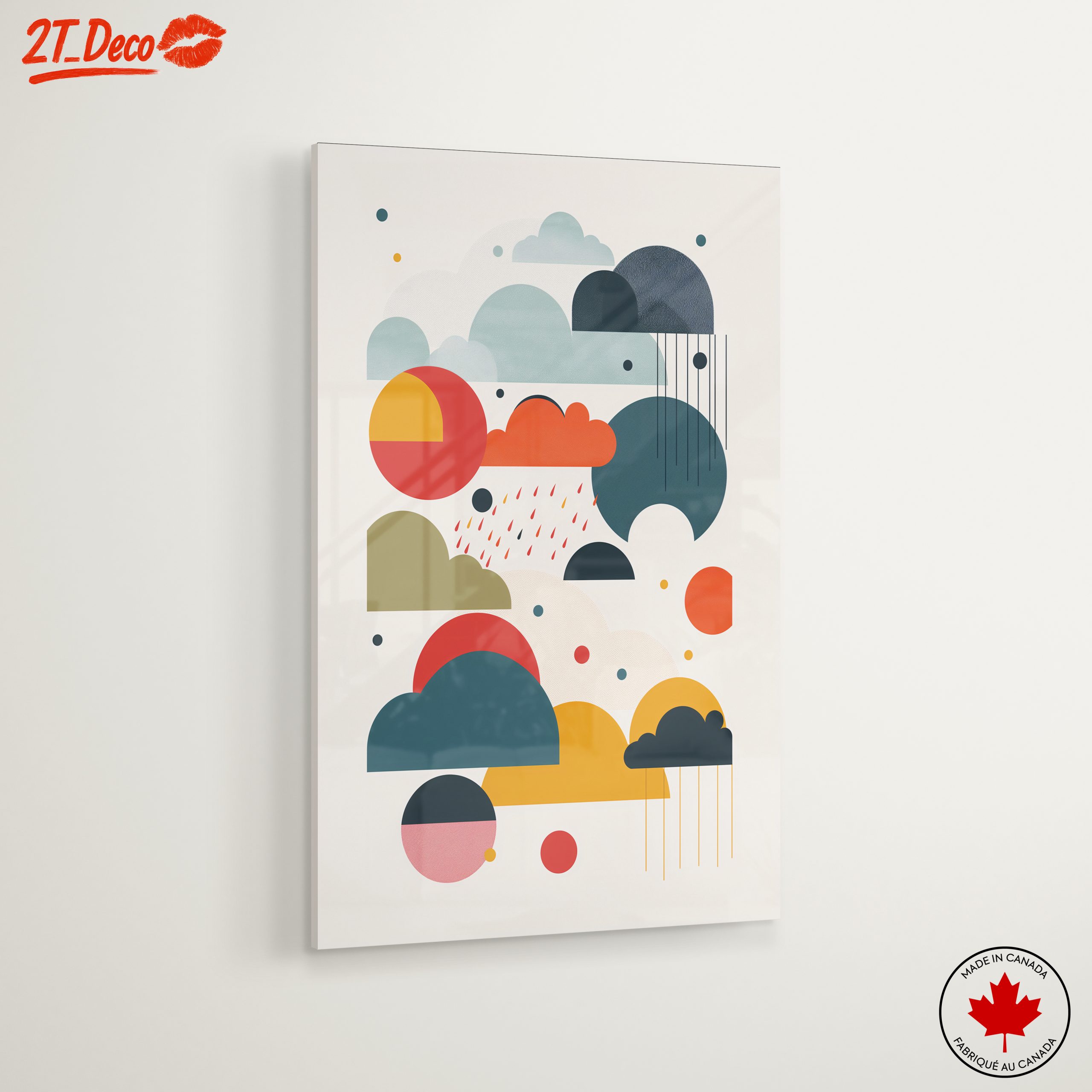 Colorful Abstract Cloud Artwork for Modern Spaces - Image 6