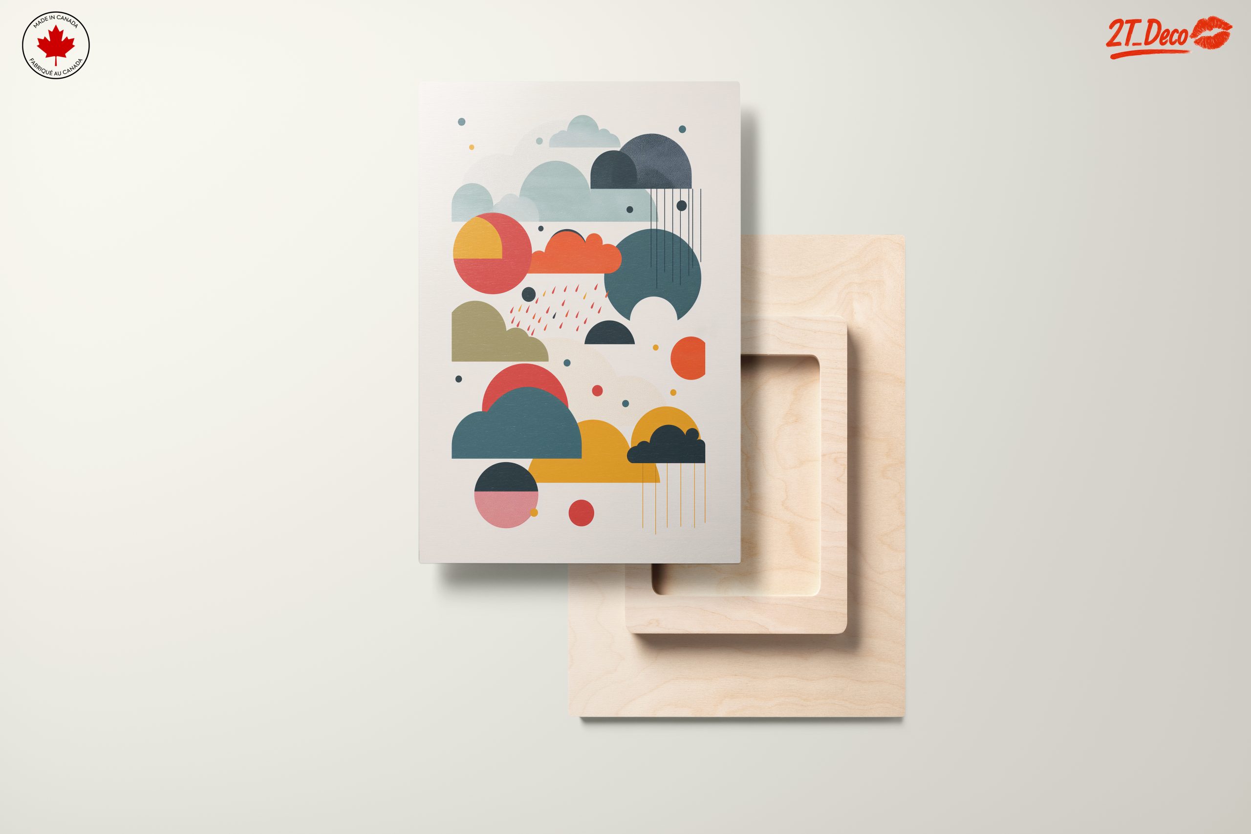 Colorful Abstract Cloud Artwork for Modern Spaces - Image 11