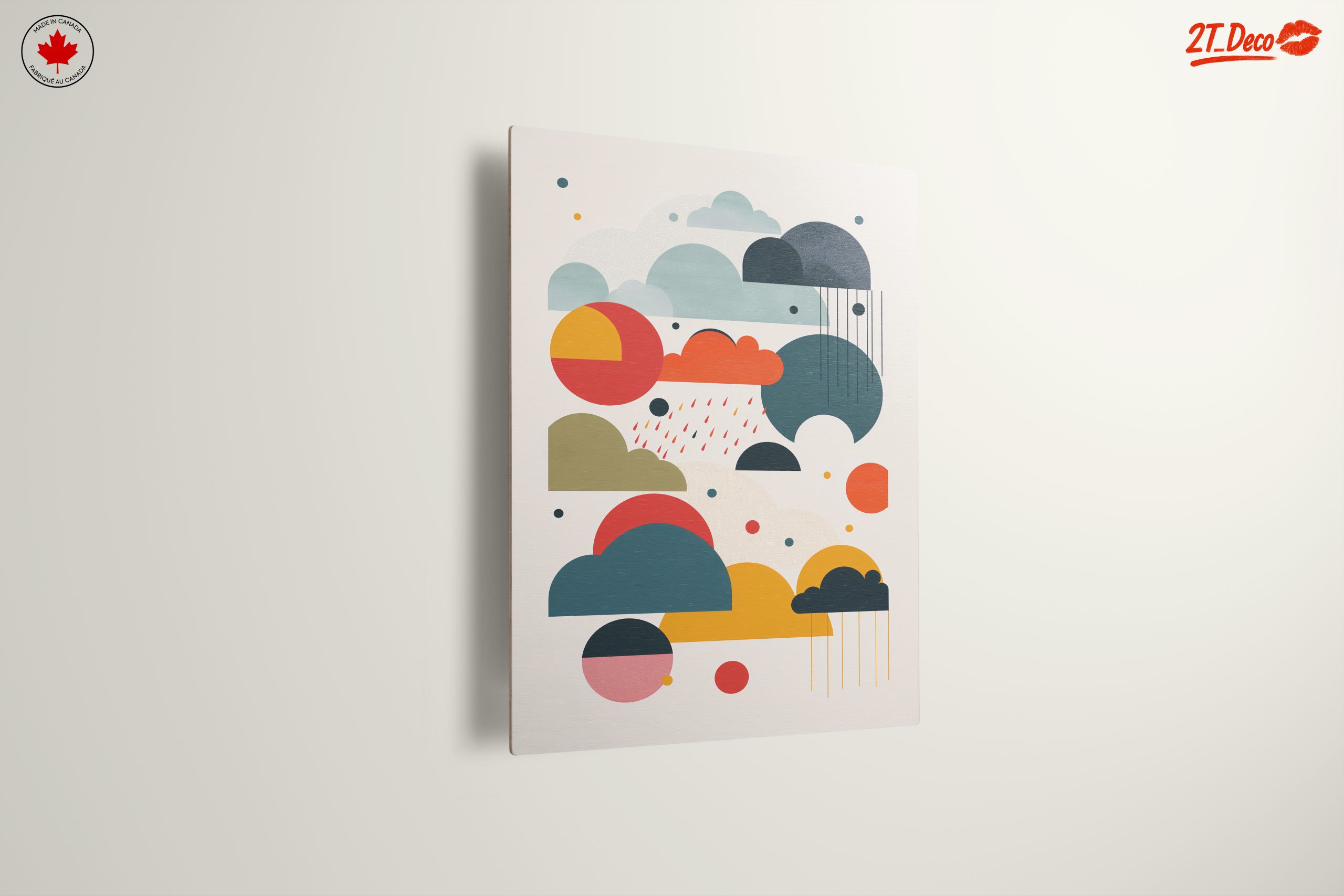 Colorful Abstract Cloud Artwork for Modern Spaces - Image 13