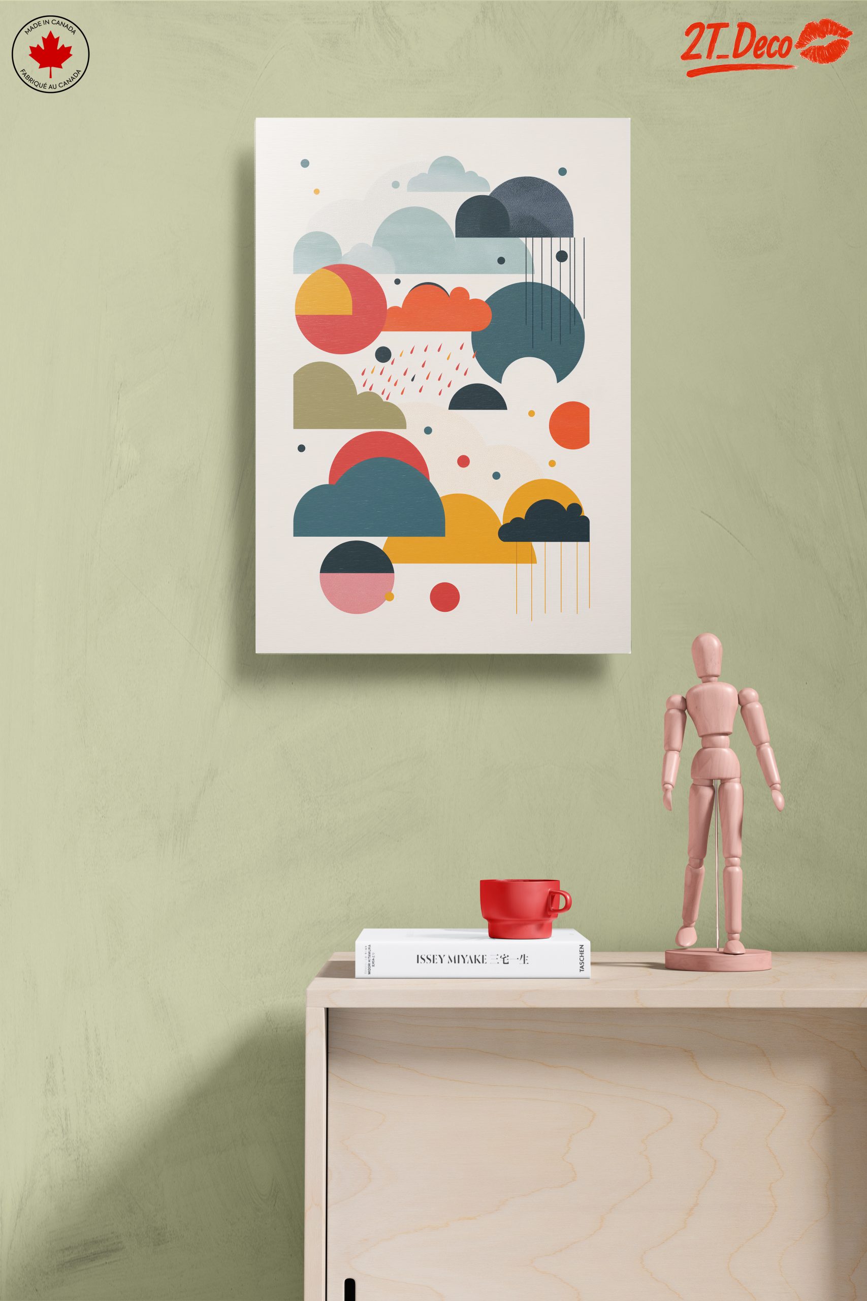 Colorful Abstract Cloud Artwork for Modern Spaces - Image 14