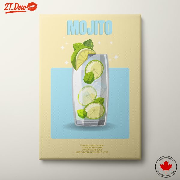 Refreshing Mojito Cocktail Artwork 2