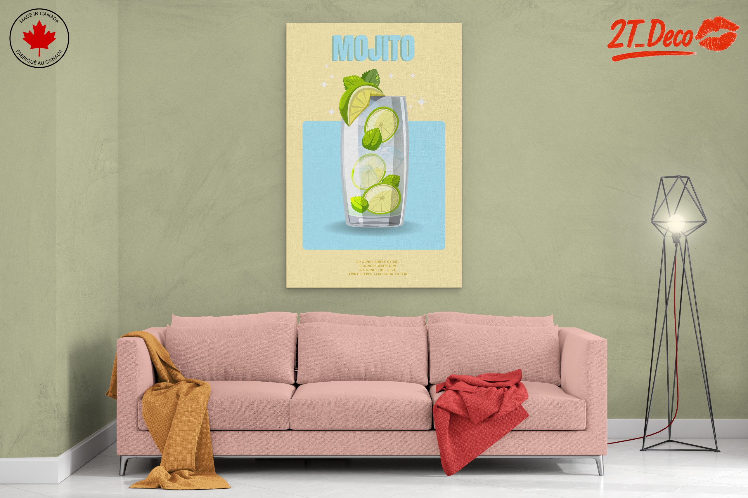 Refreshing Mojito Cocktail Artwork 2 - Image 2
