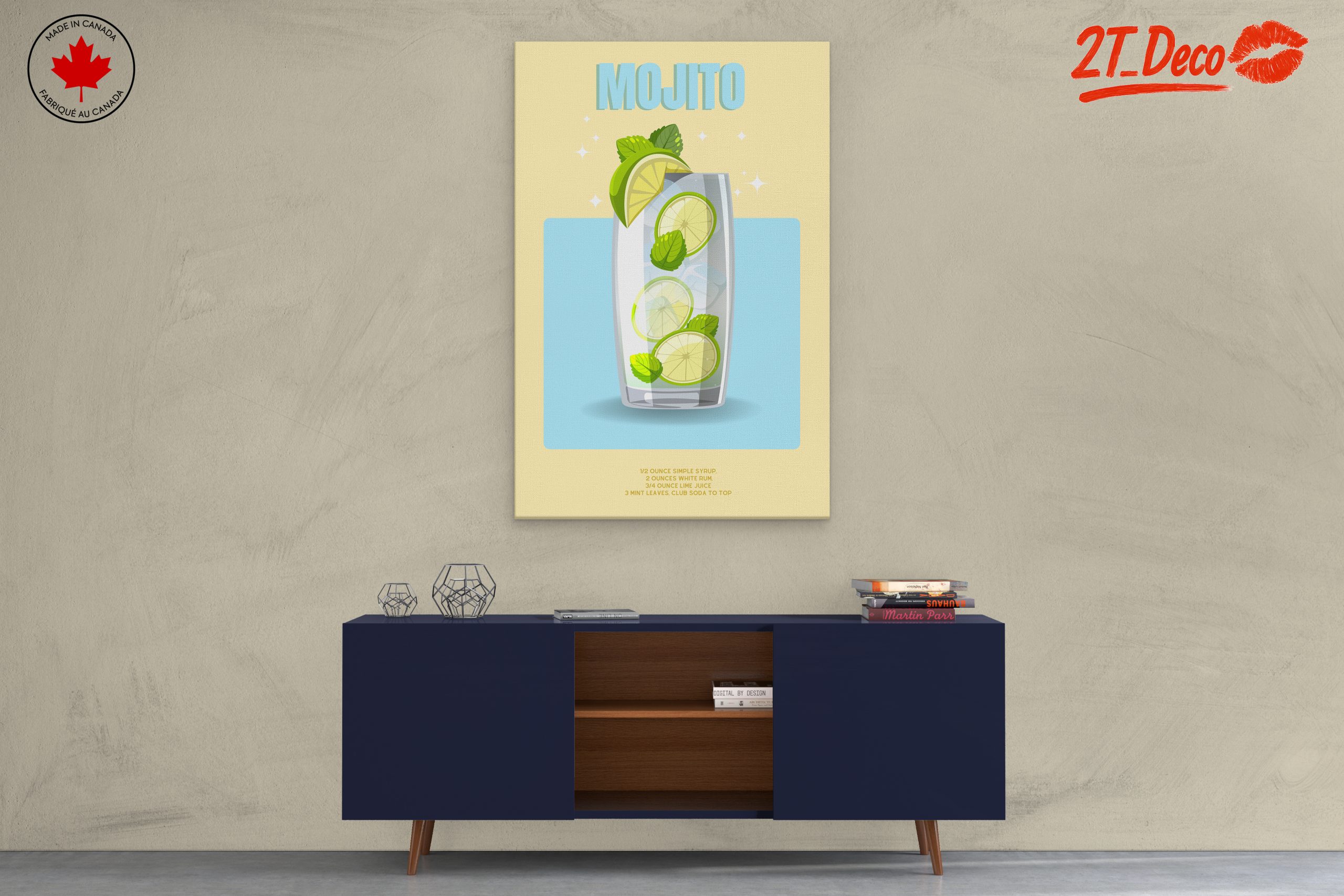 Refreshing Mojito Cocktail Artwork 2 - Image 3