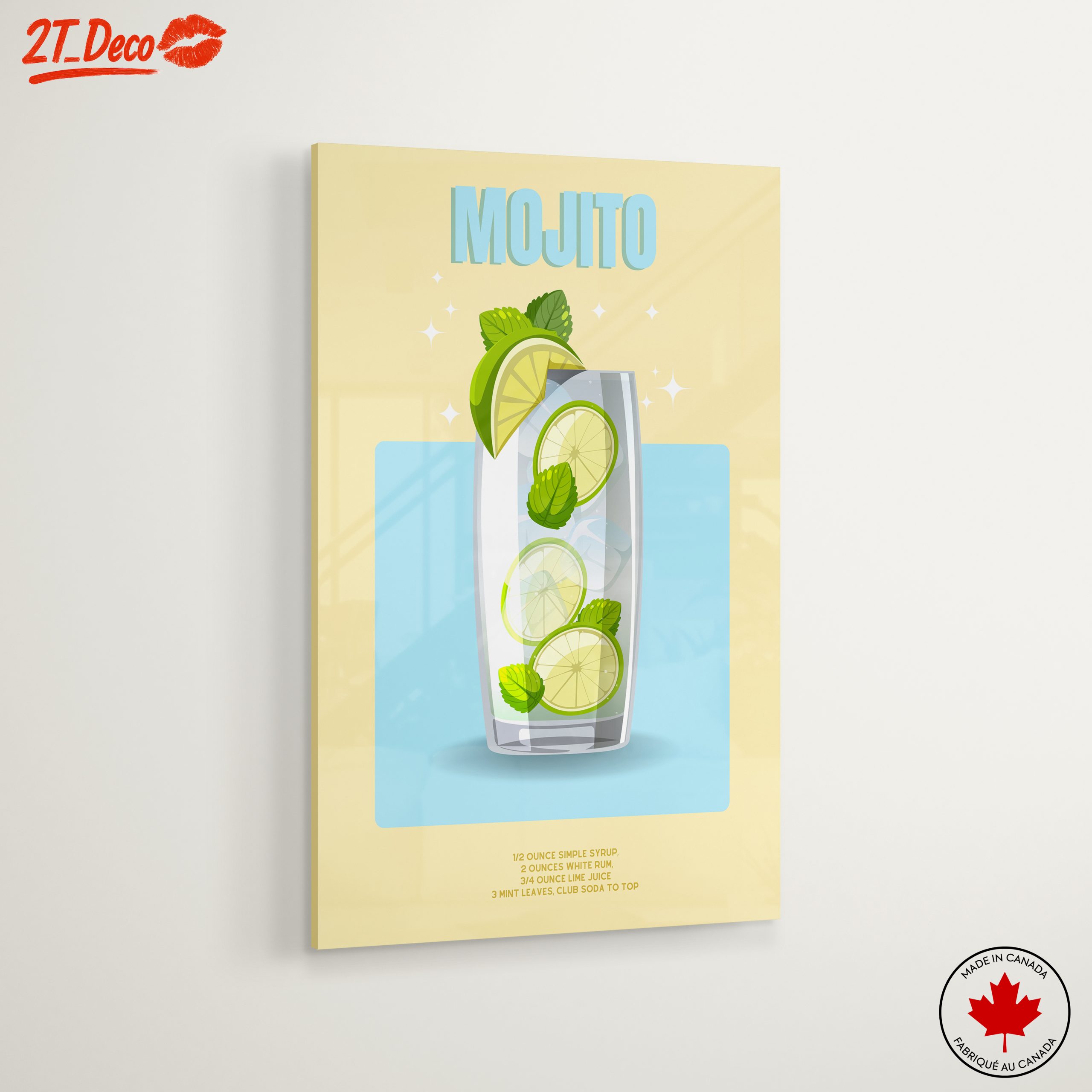 Refreshing Mojito Cocktail Artwork 2 - Image 6