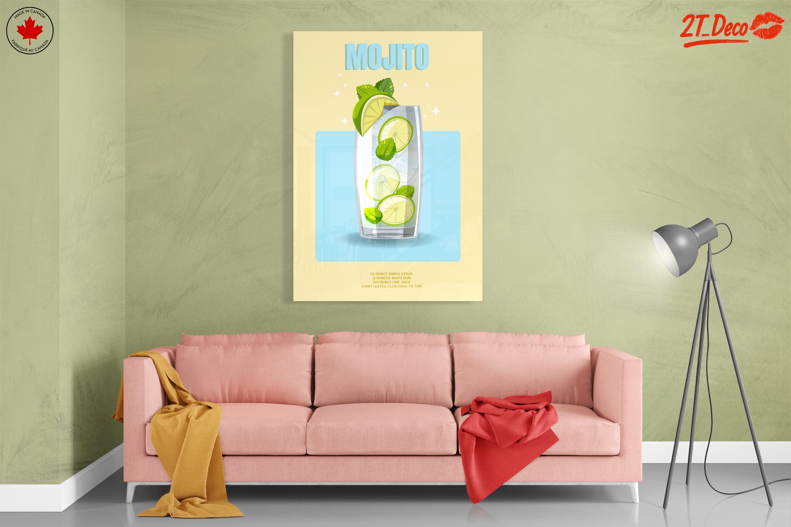 Refreshing Mojito Cocktail Artwork 2 - Image 7