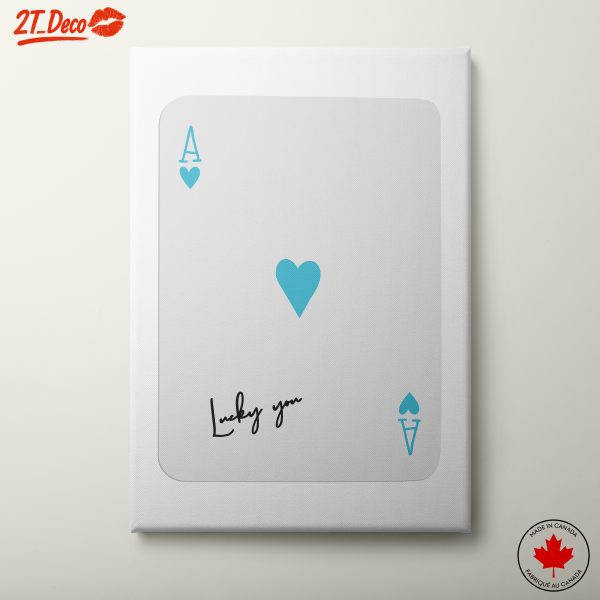 Ace of Hearts Card Design Art