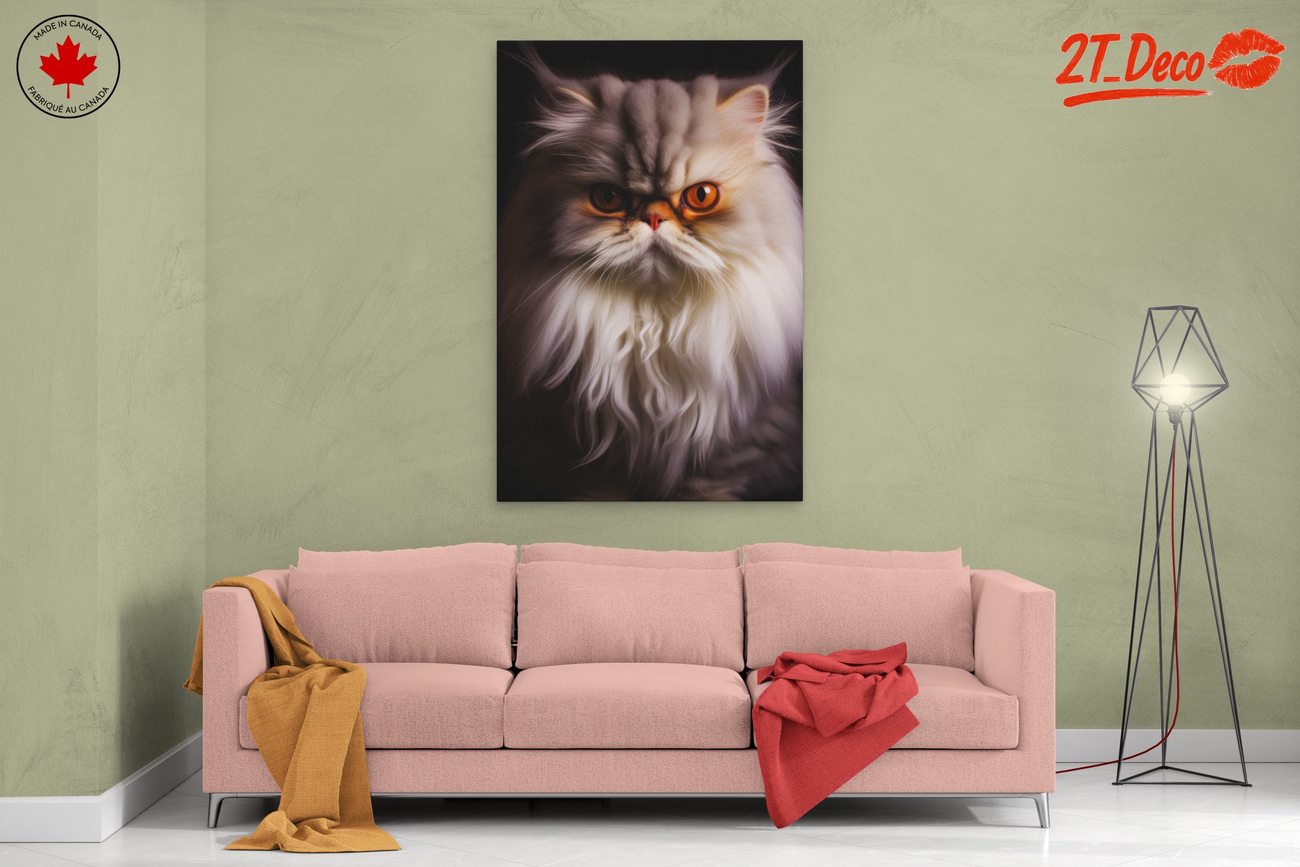 Majestic Persian Cat Artwork - Image 2