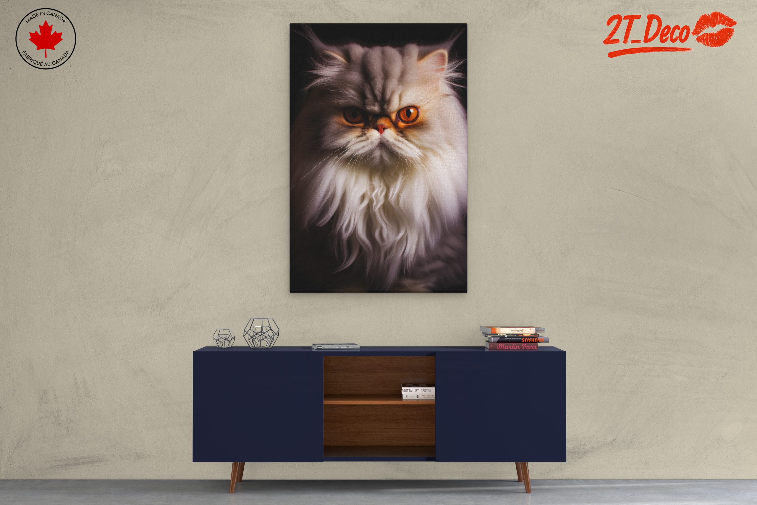 Majestic Persian Cat Artwork - Image 3
