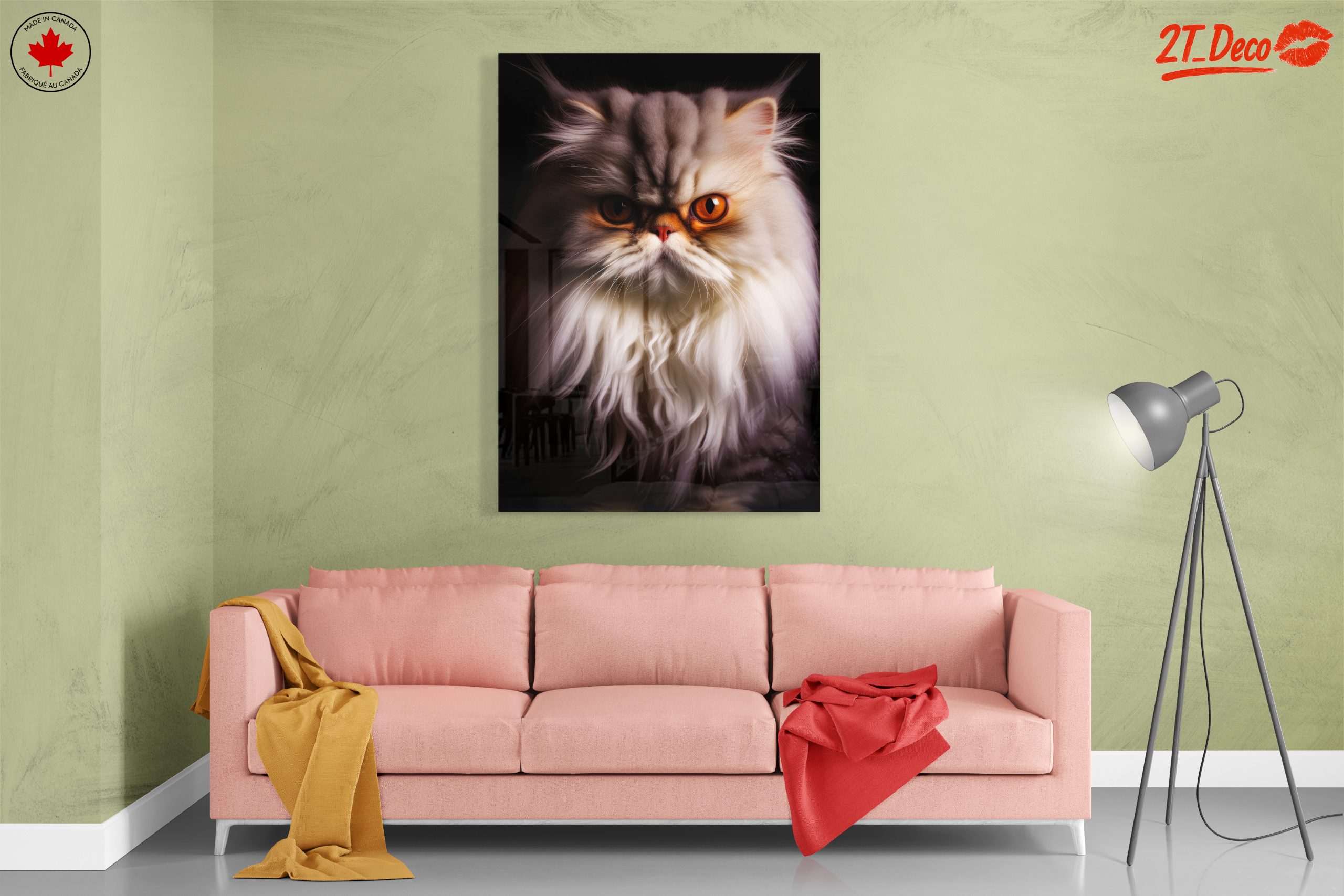 Majestic Persian Cat Artwork - Image 7