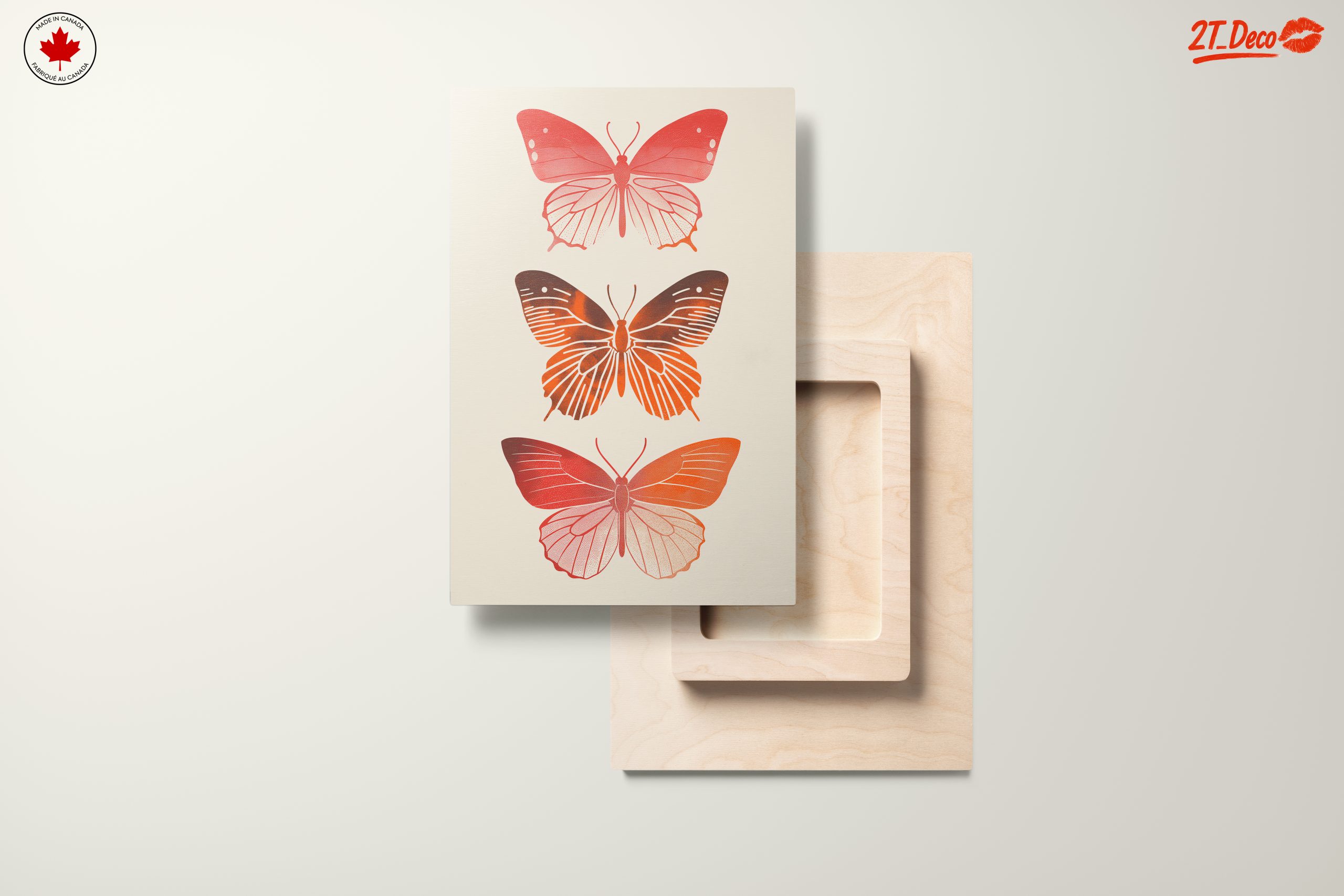 Stylized Butterfly Art with Warm Tones - Image 11