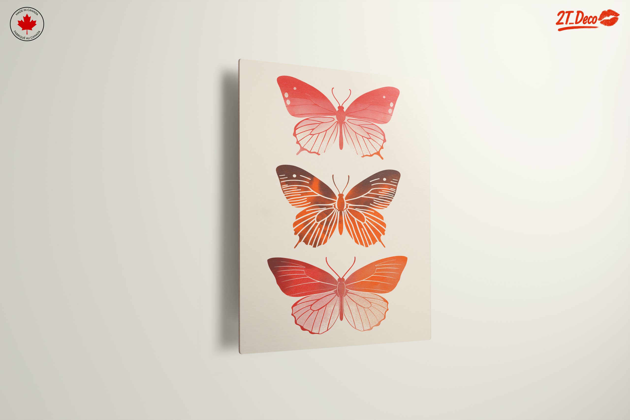 Stylized Butterfly Art with Warm Tones - Image 13