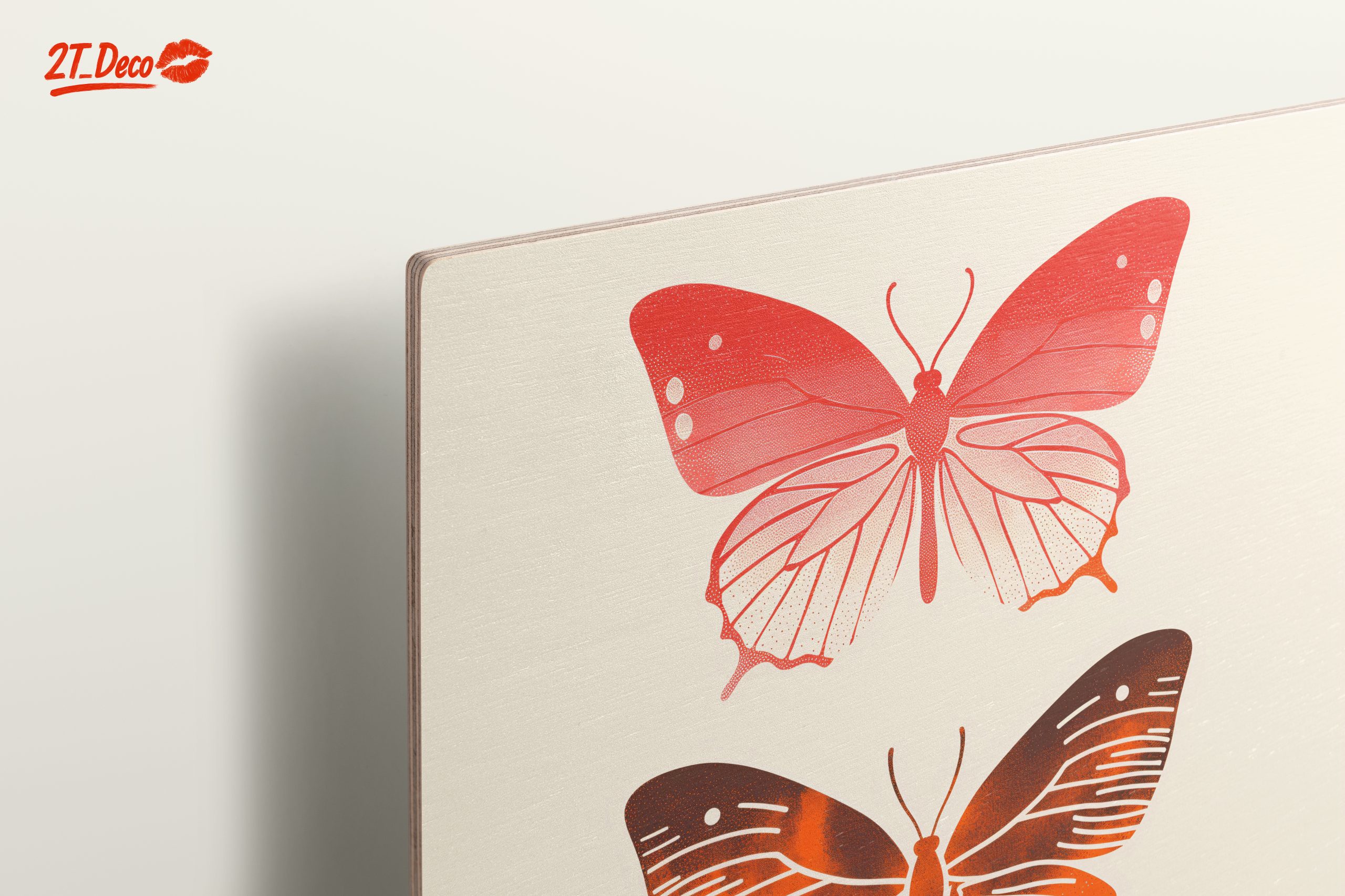 Stylized Butterfly Art with Warm Tones - Image 15