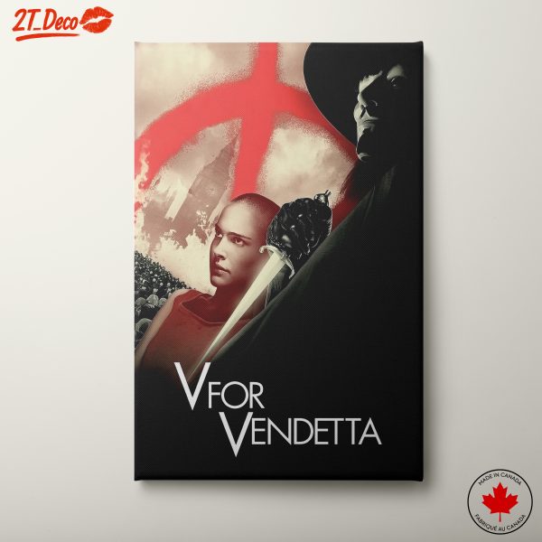 V For Vendetta Art Featuring Iconic Characters