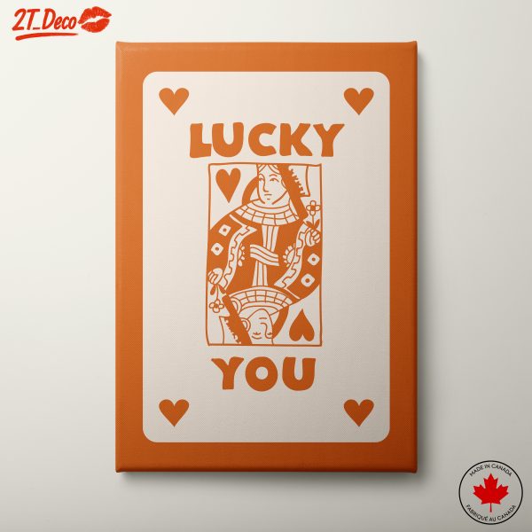 Lucky You Playing Card Artwork