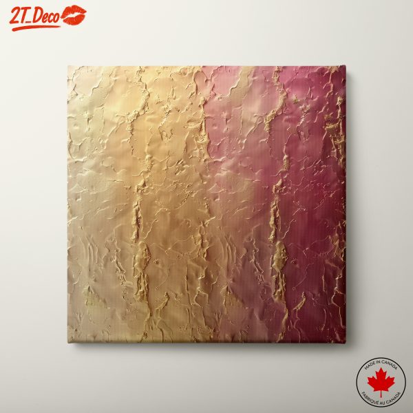 Textured Abstract Warm Cool Art