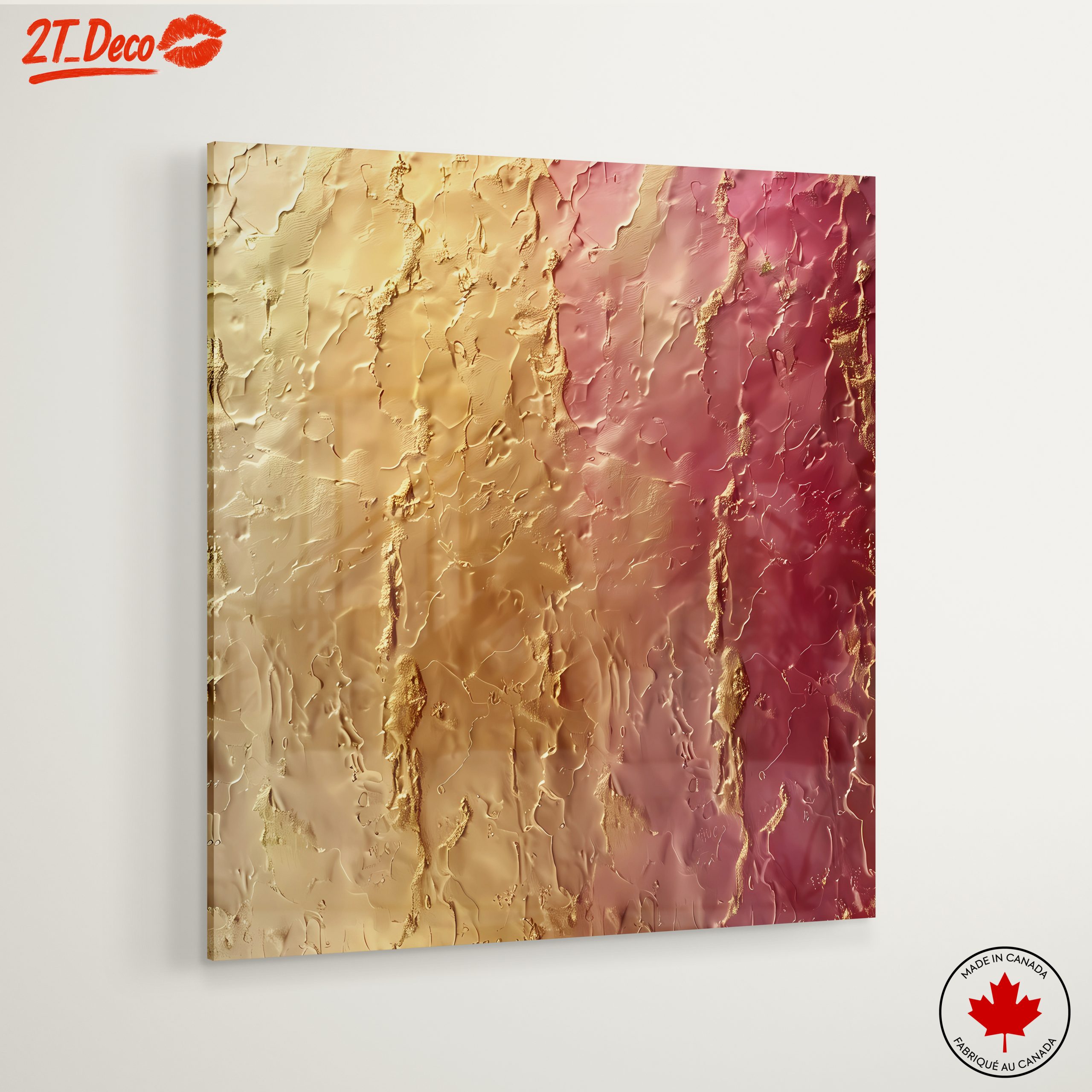 Textured Abstract Warm Cool Art - Image 6
