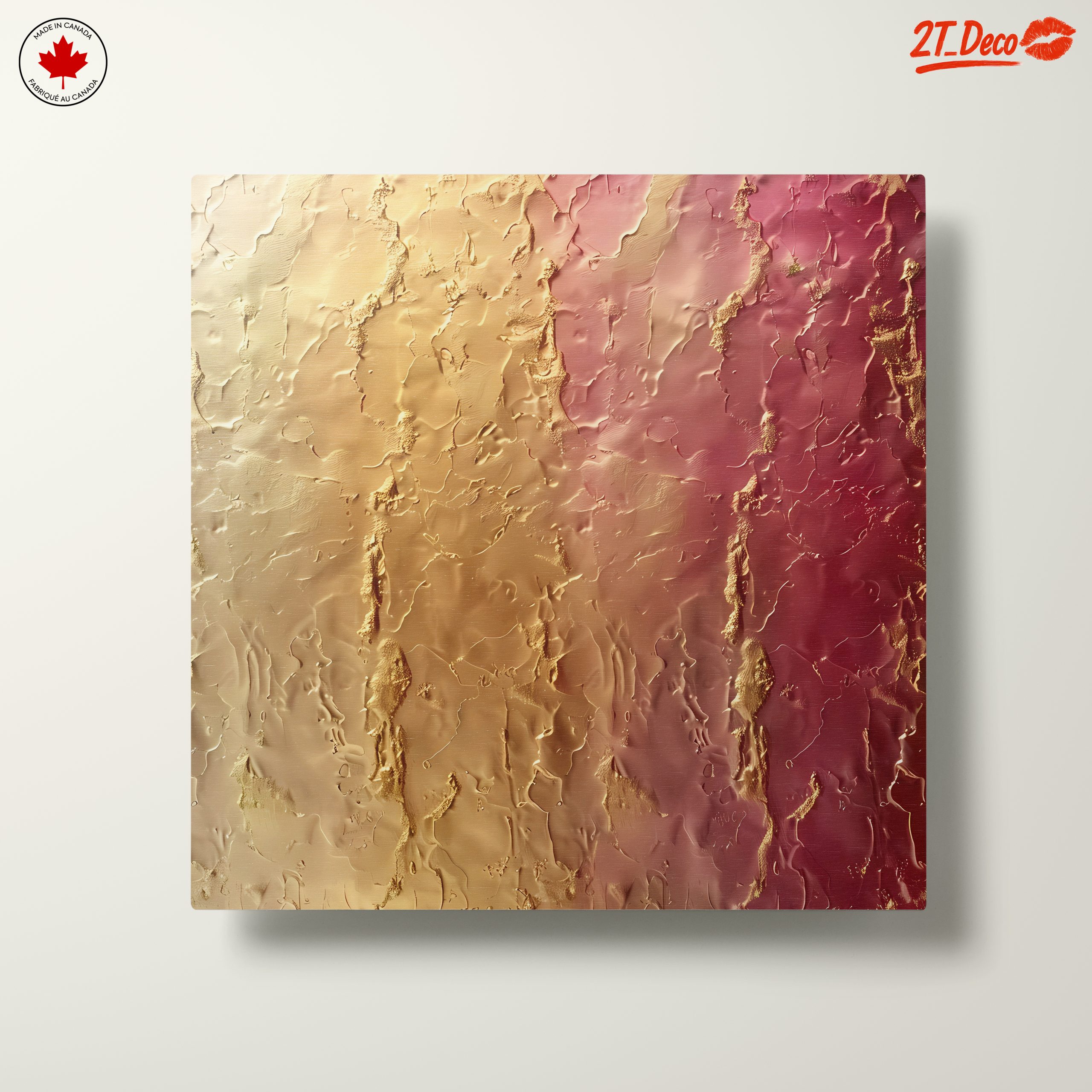 Textured Abstract Warm Cool Art - Image 10
