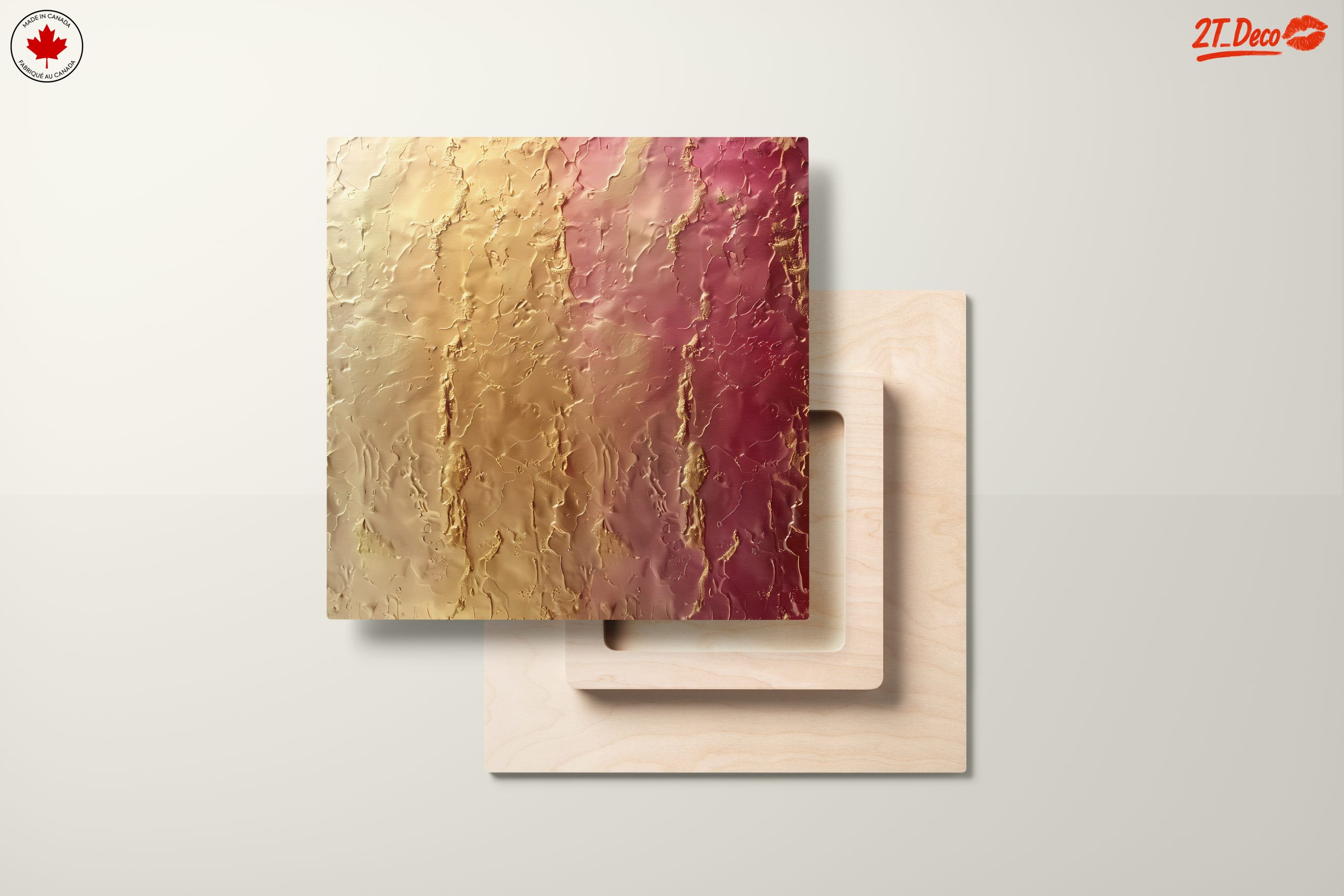 Textured Abstract Warm Cool Art - Image 11