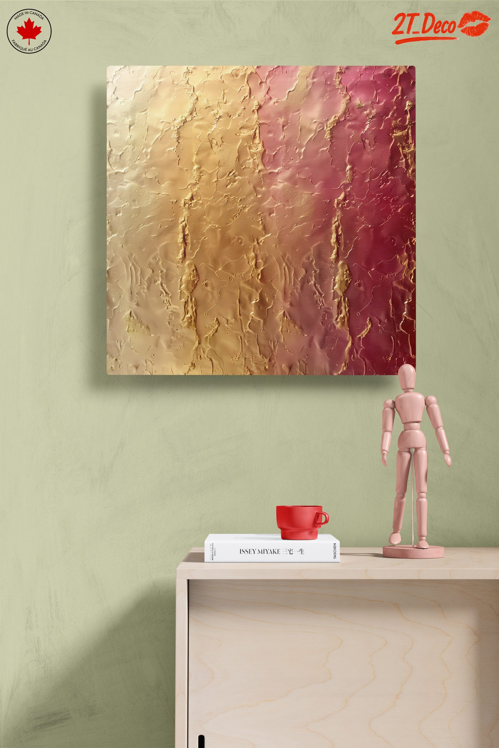 Textured Abstract Warm Cool Art - Image 14