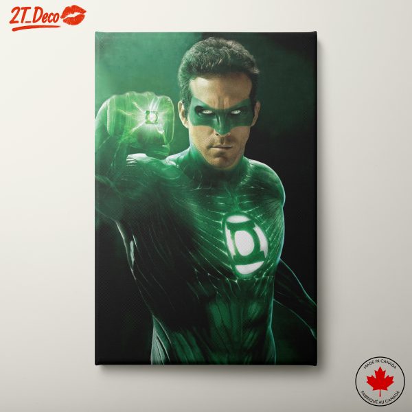 Green Lantern Superhero Artwork