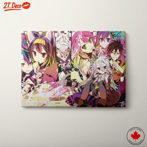 Colorful No Game No Life Artwork