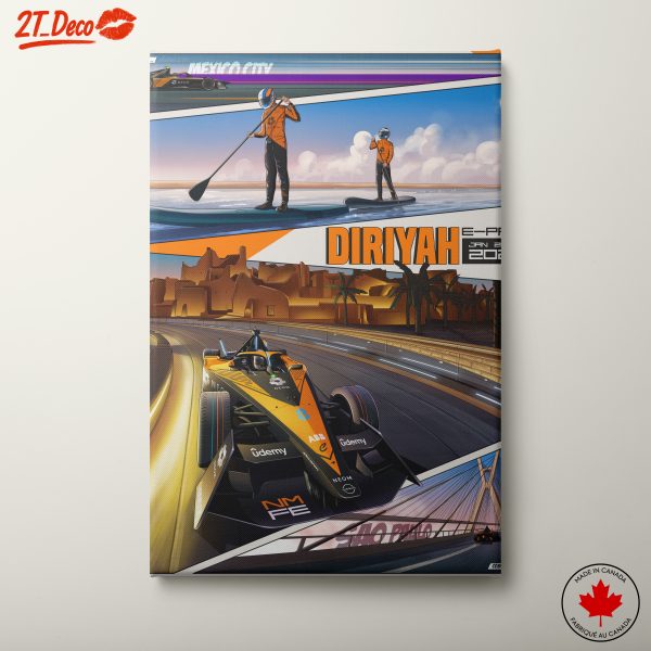 Diriyah E-Prix Racing Event Artwork