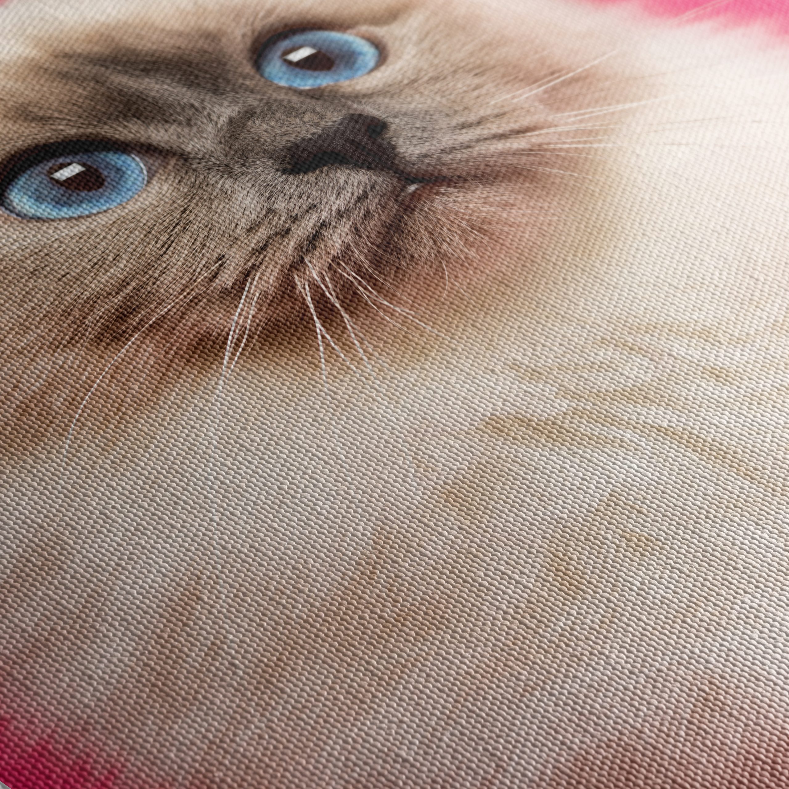 Stunning Cat Portrait with Blue Eyes - Image 5