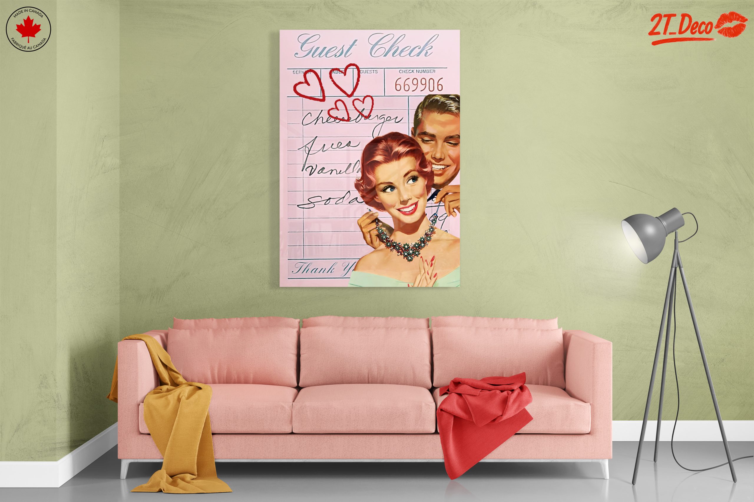 Retro Guest Check with Romantic Vibes - Image 7