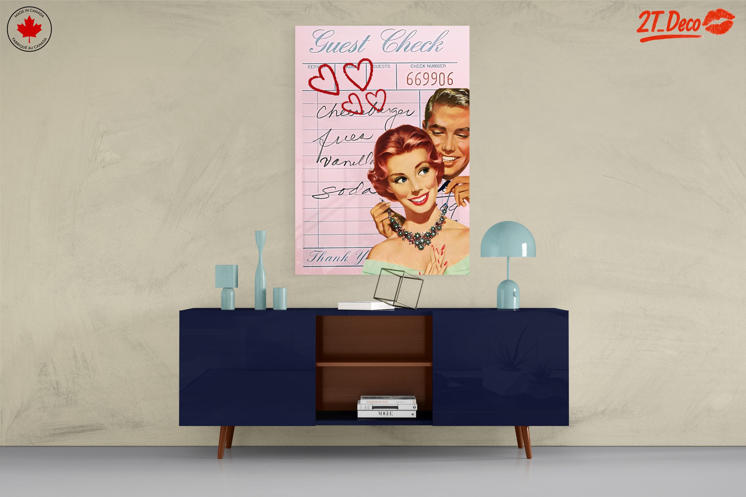 Retro Guest Check with Romantic Vibes - Image 8