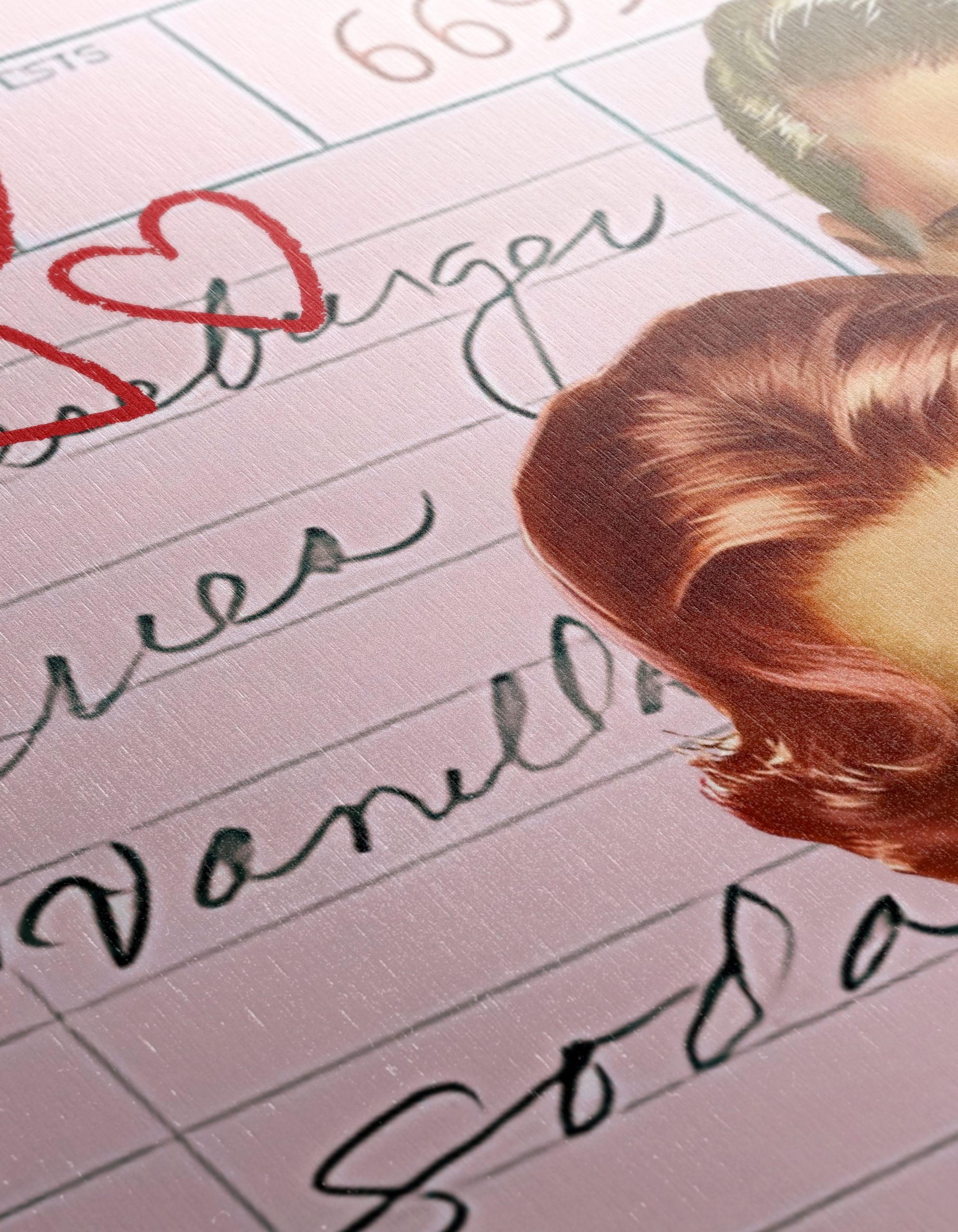 Retro Guest Check with Romantic Vibes - Image 12