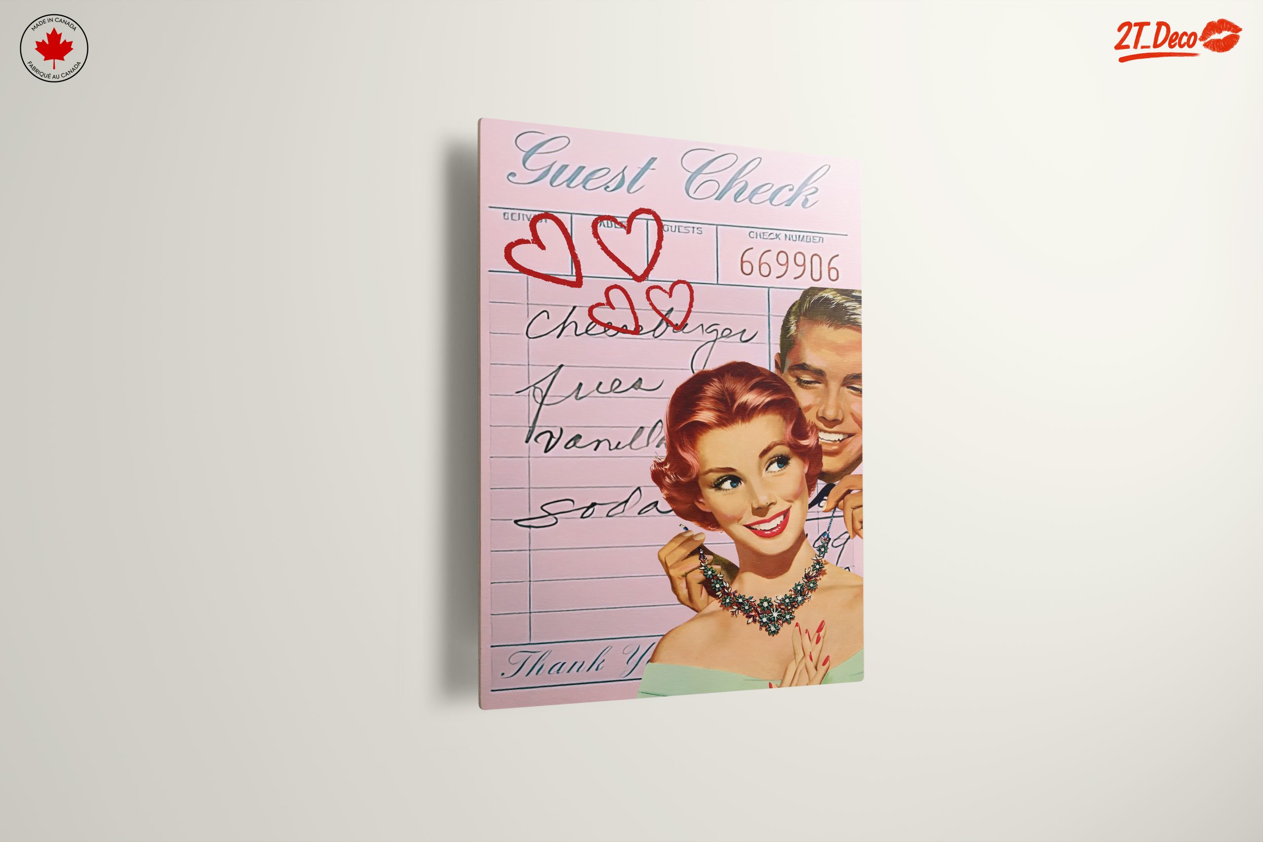 Retro Guest Check with Romantic Vibes - Image 13