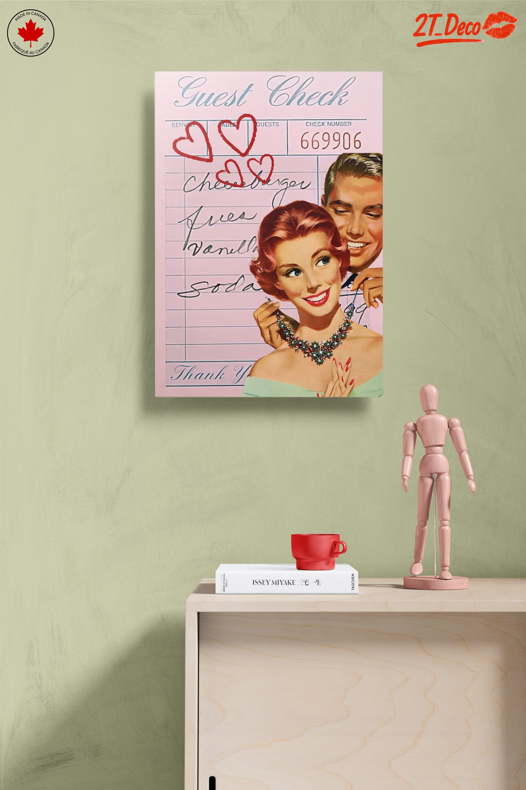 Retro Guest Check with Romantic Vibes - Image 14