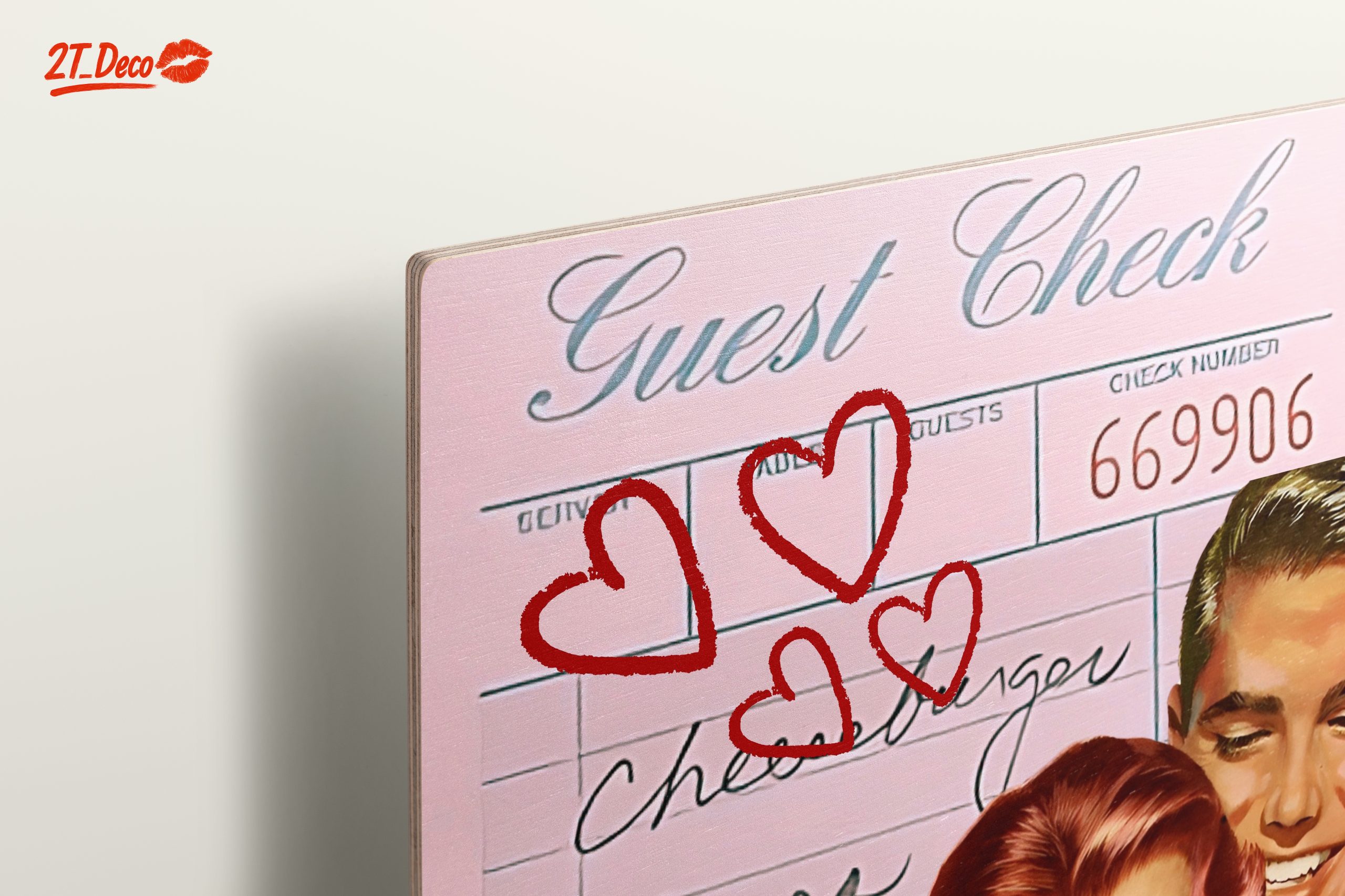 Retro Guest Check with Romantic Vibes - Image 15
