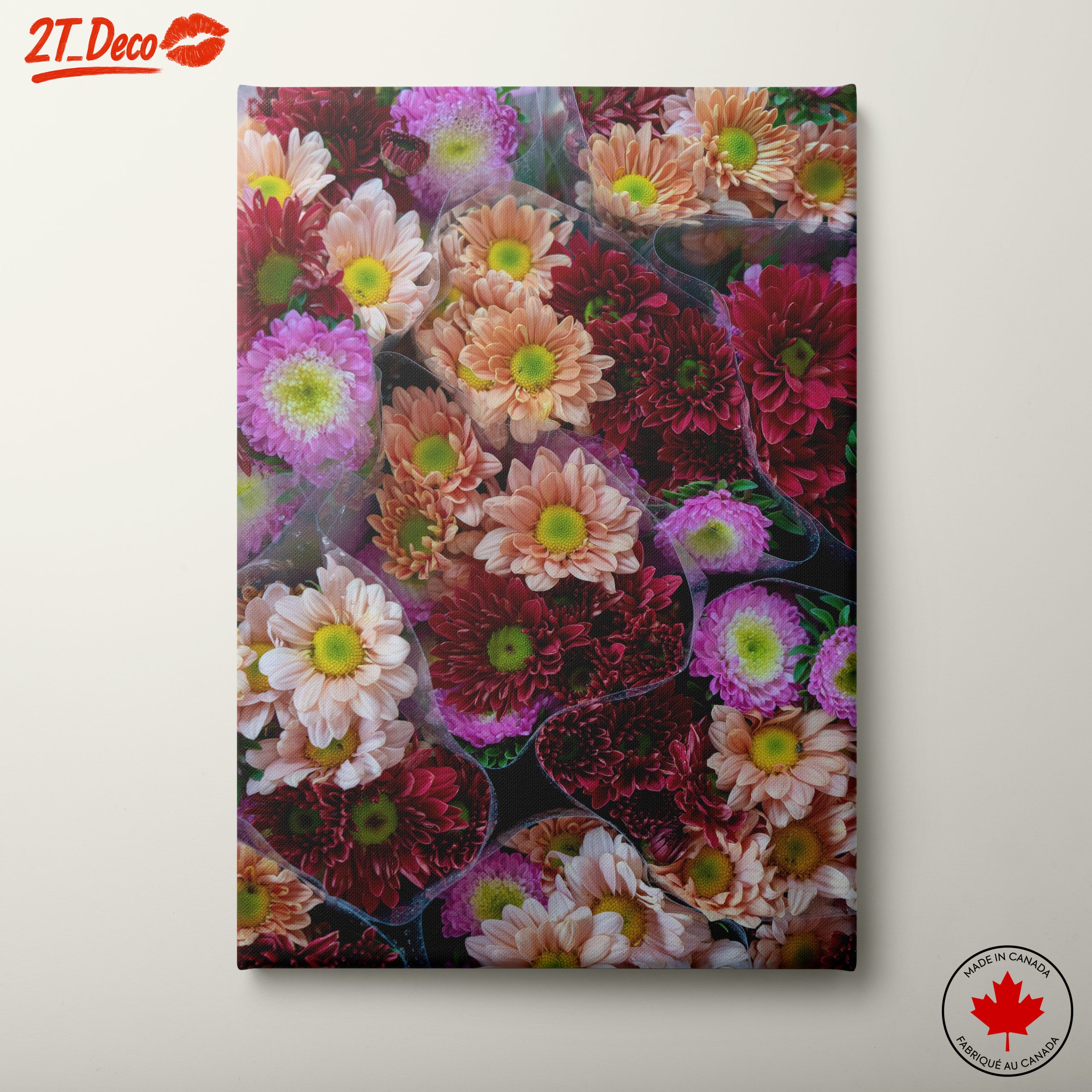 Vibrant Floral Arrangement Art