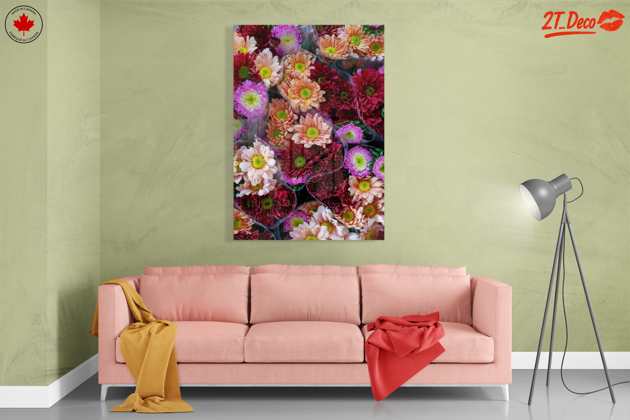 Vibrant Floral Arrangement Art - Image 7