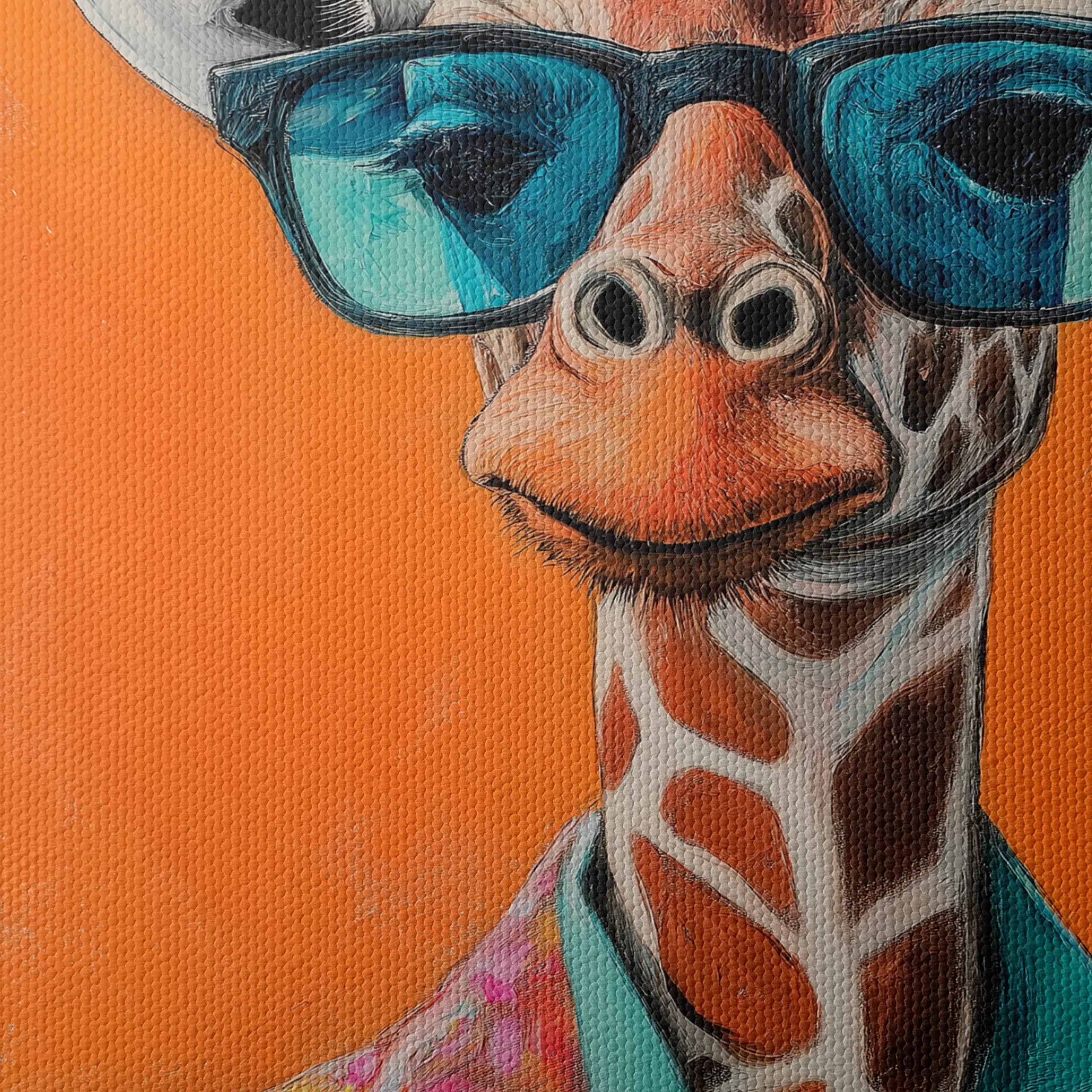 Stylized Giraffe in Colorful Suit - Image 4