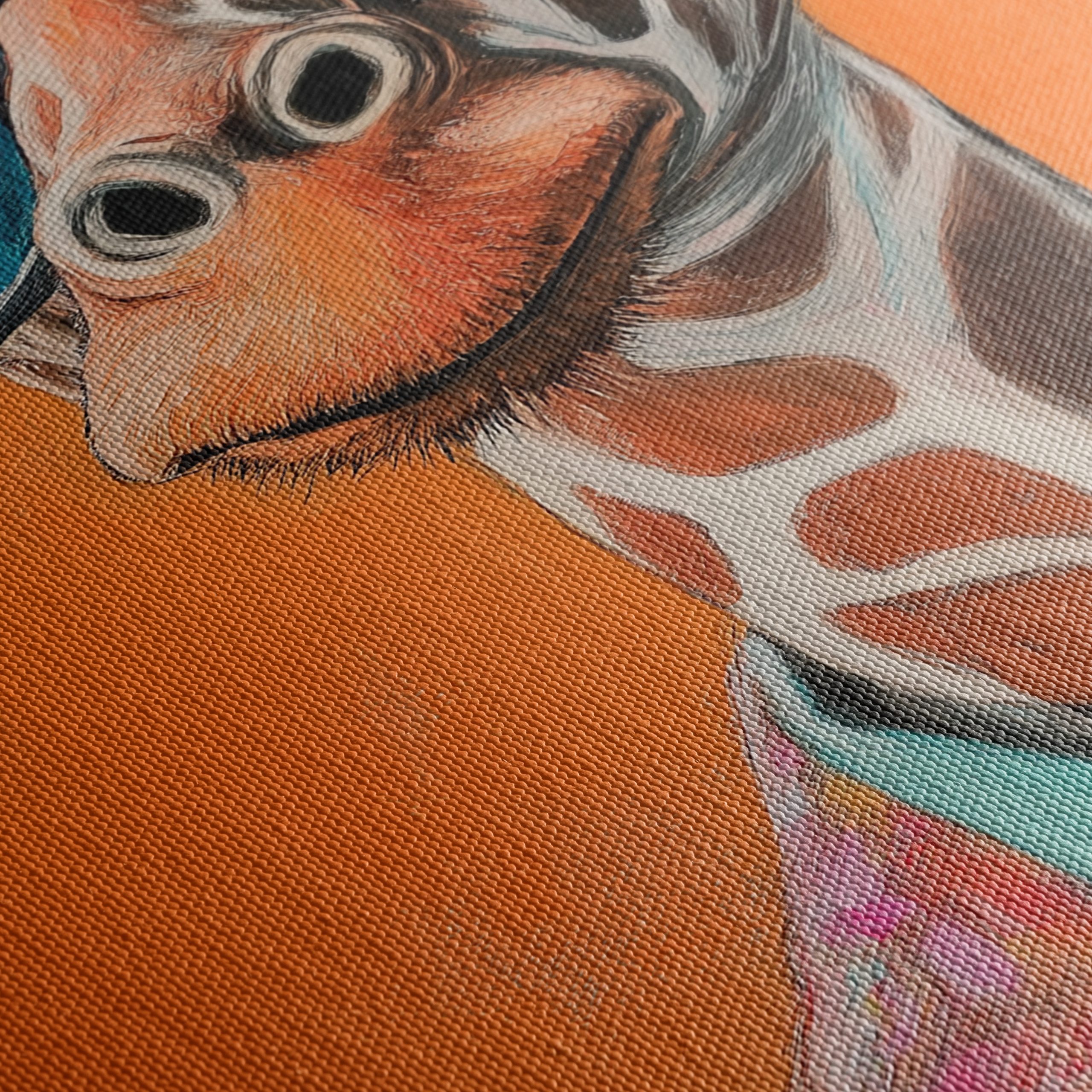 Stylized Giraffe in Colorful Suit - Image 5