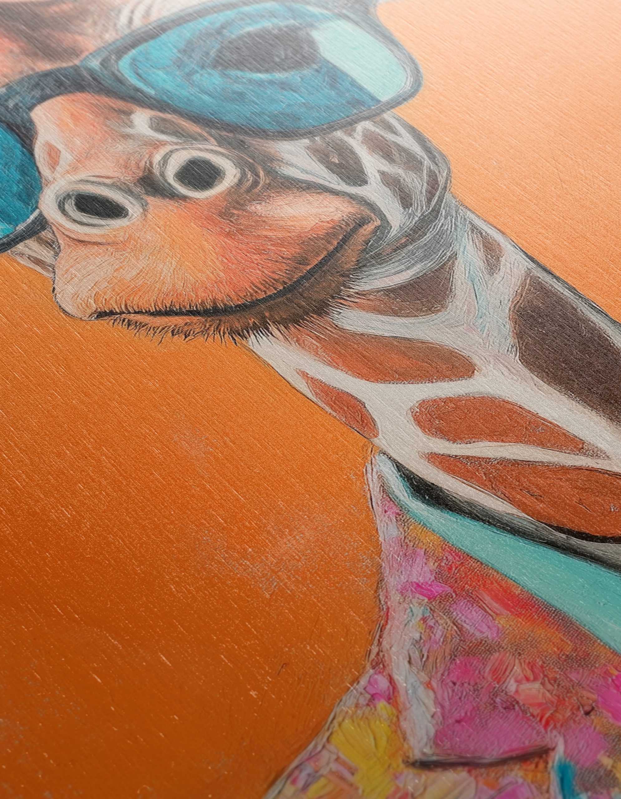 Stylized Giraffe in Colorful Suit - Image 12