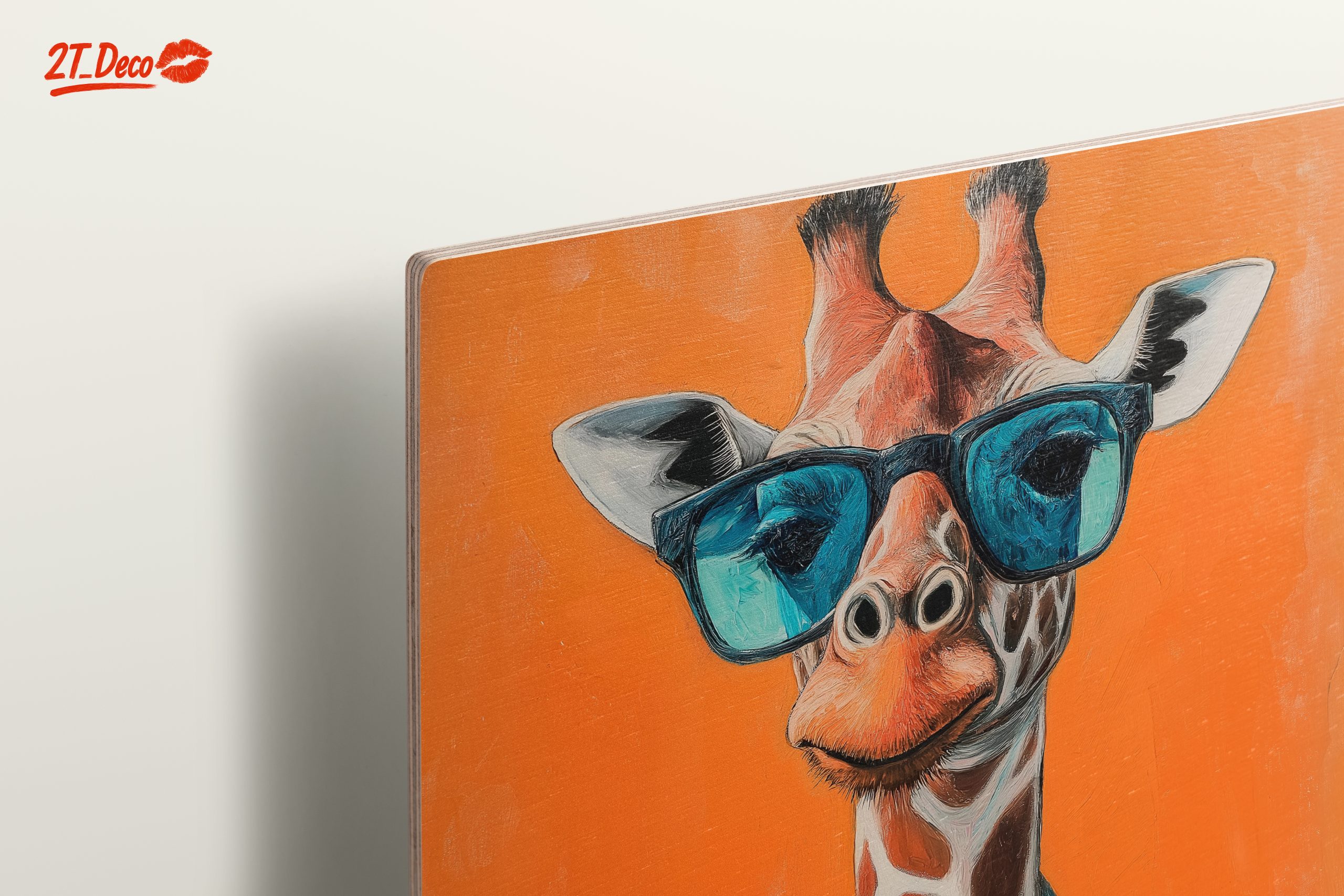 Stylized Giraffe in Colorful Suit - Image 15