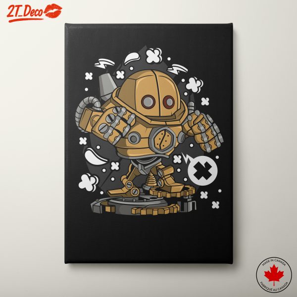 Unique Robotic Character Artwork