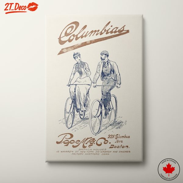 Vintage Bicycle Illustration from Columbia