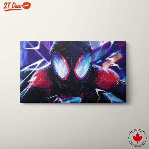Dynamic Spider-Man Illustration with Vibrant Colors