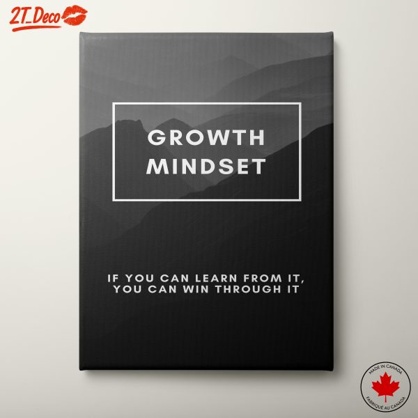 Growth Mindset Inspirational Wall Art