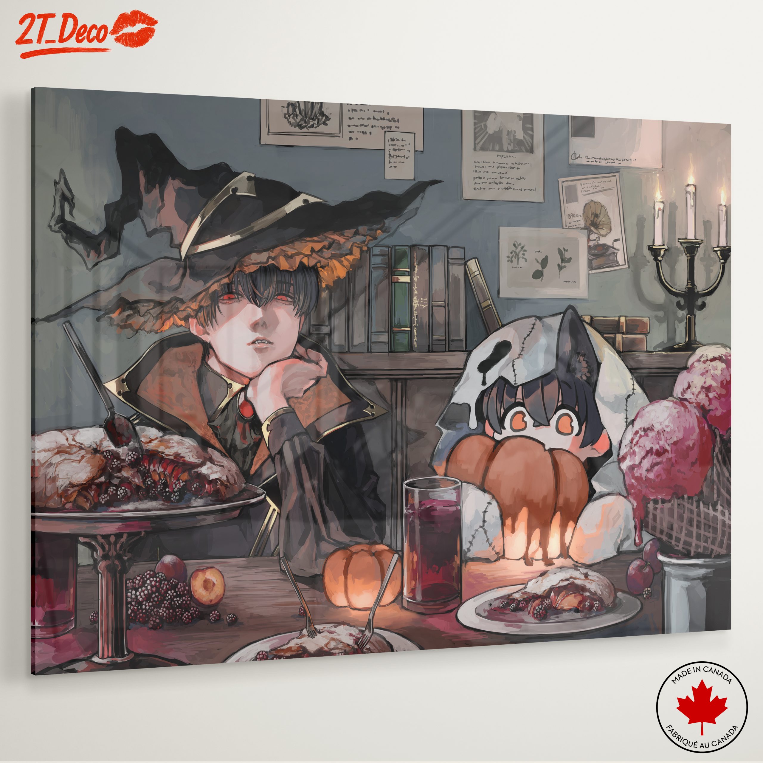 Anime Style Characters Enjoying a Feast - Image 6