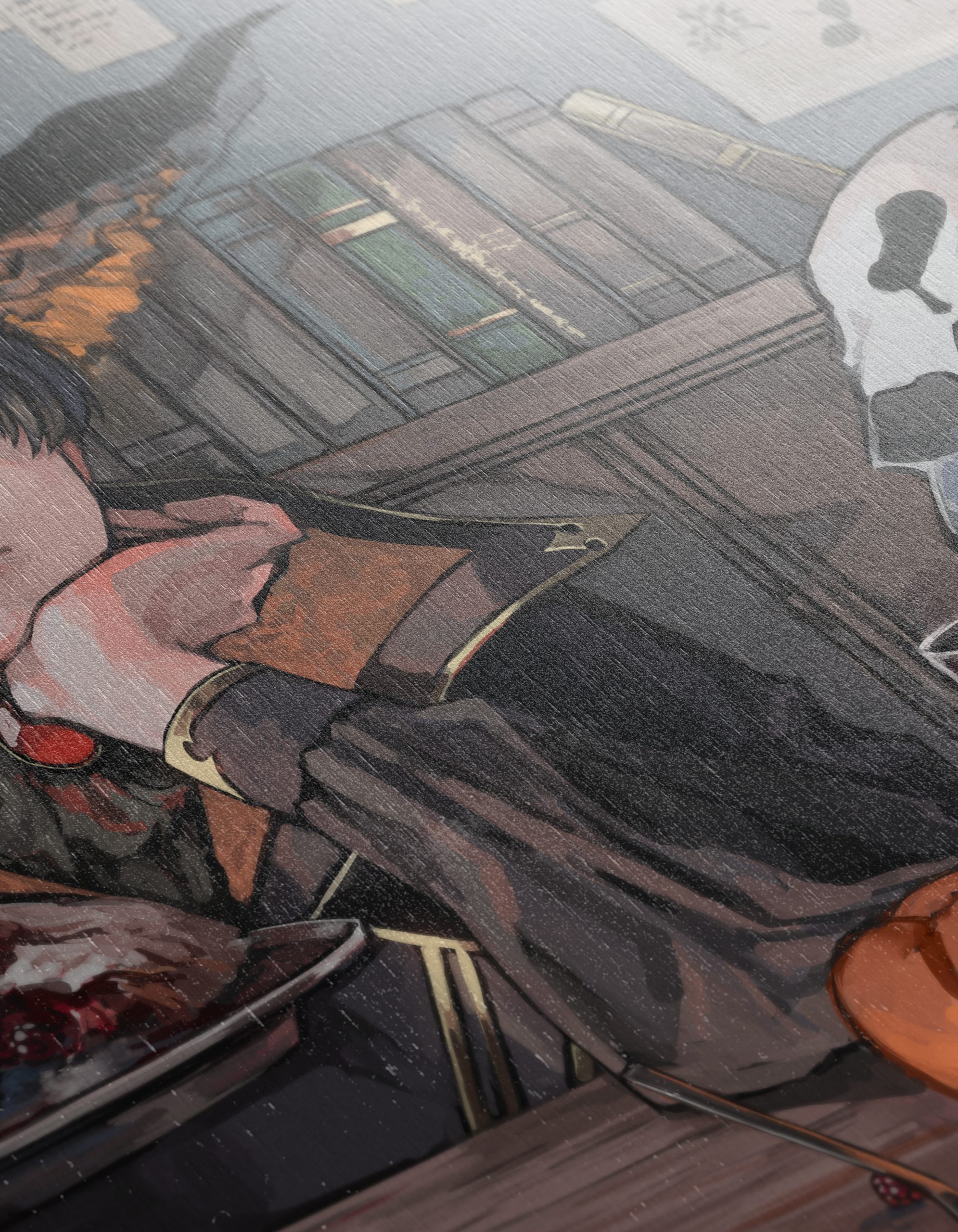 Anime Style Characters Enjoying a Feast - Image 12